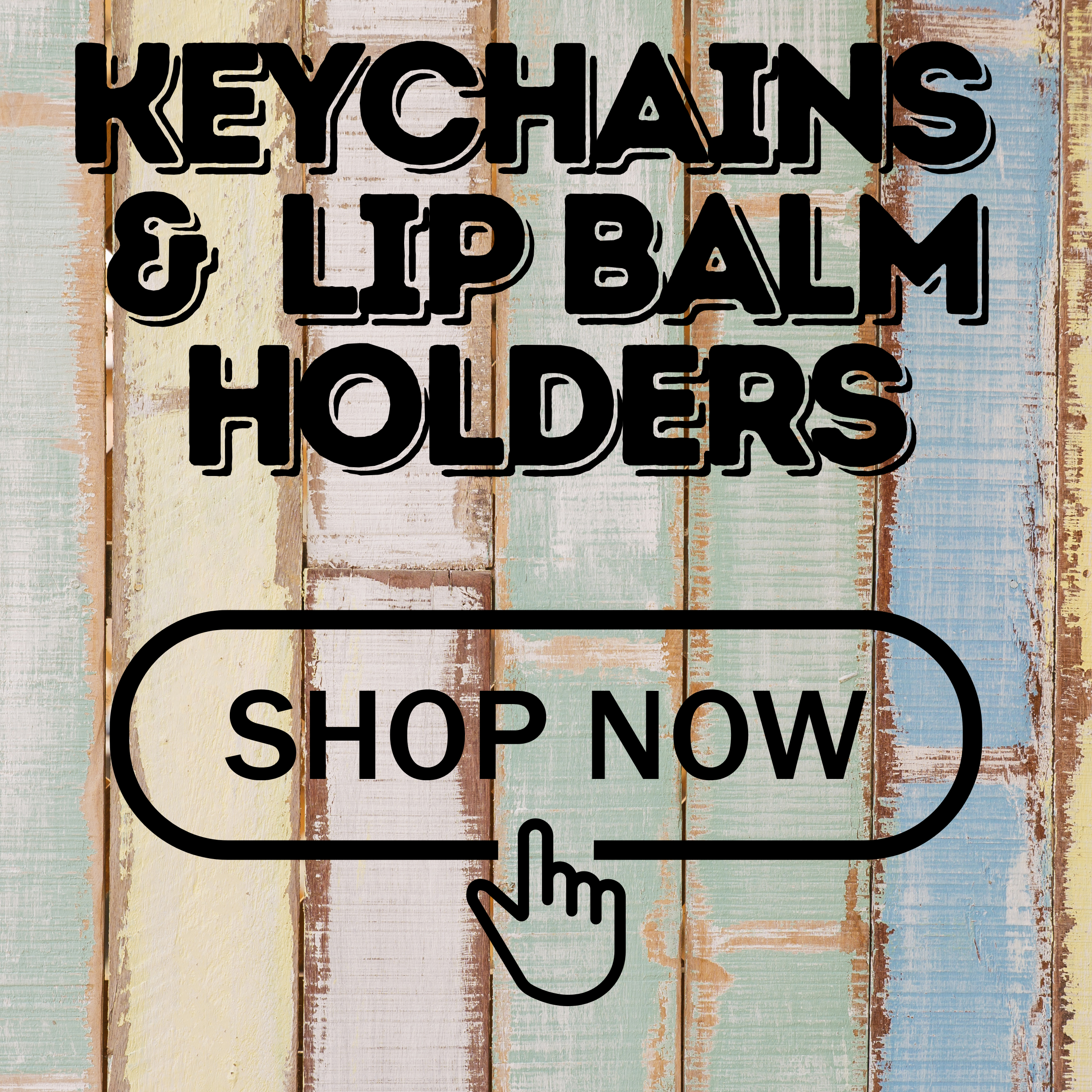 Stylish keychains and fabric lip balm holders in assorted colors and designs