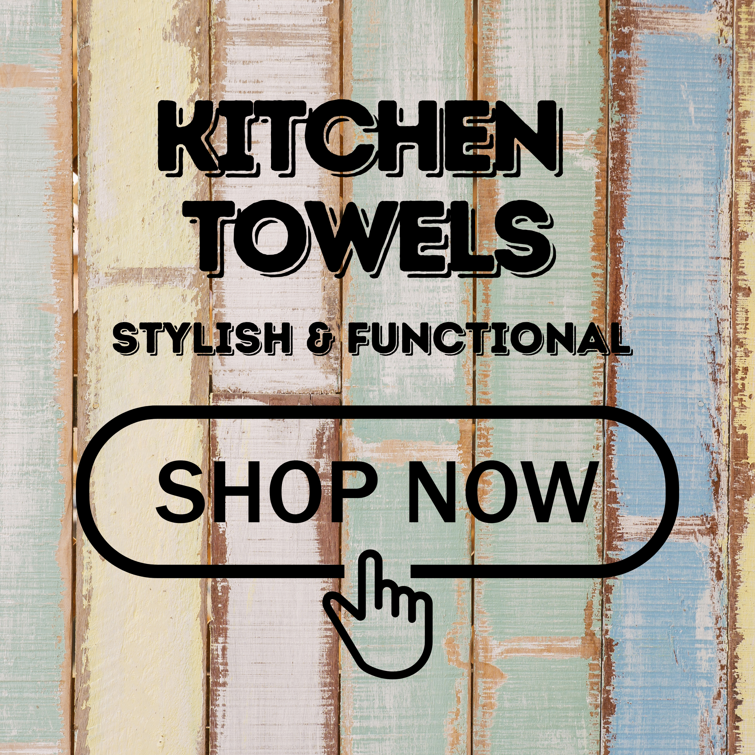 Decorative kitchen towels with fun, seasonal, and inspirational printed designs