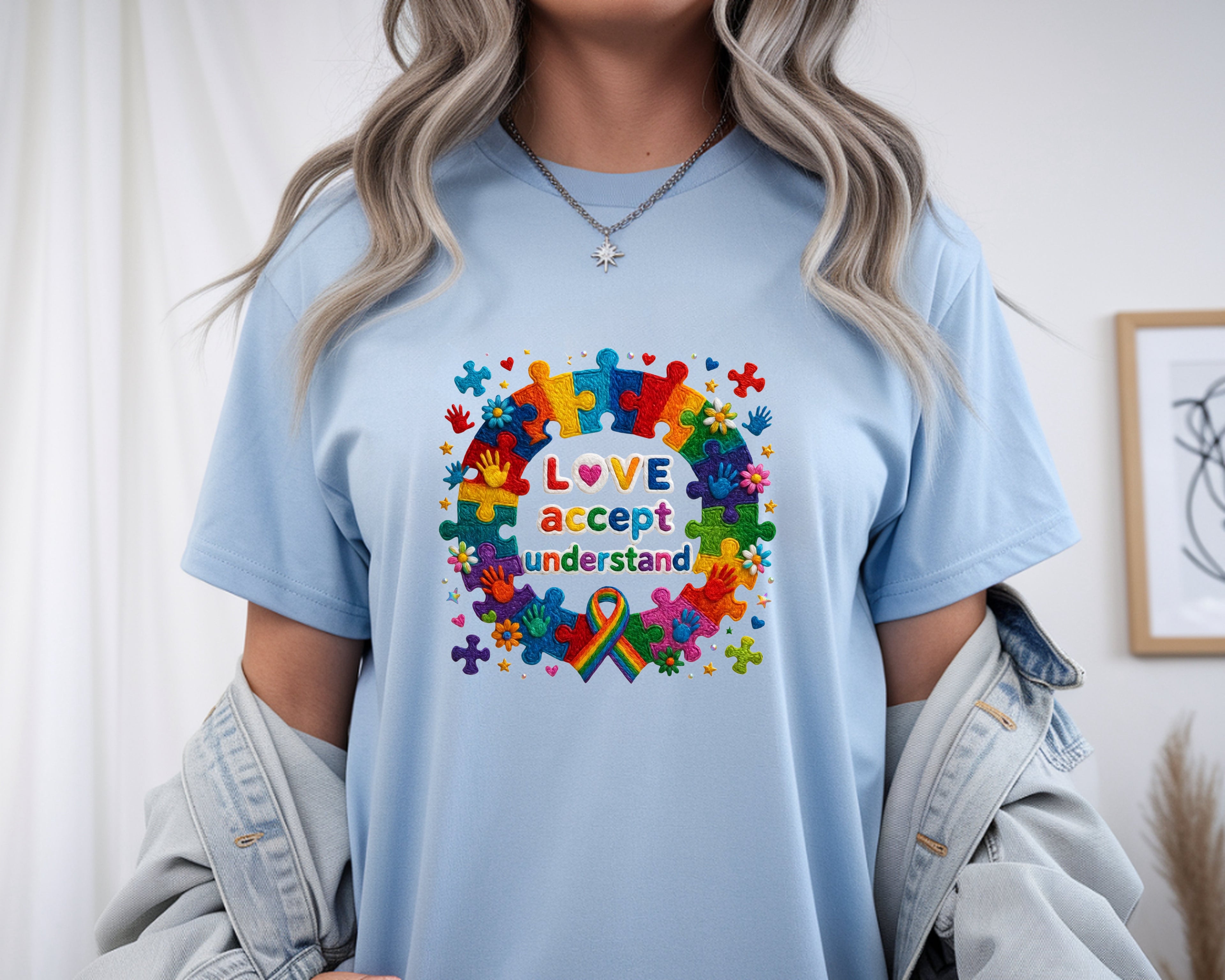 Love, Accept, Understand Autism T-Shirt – Autism Awareness Tee
