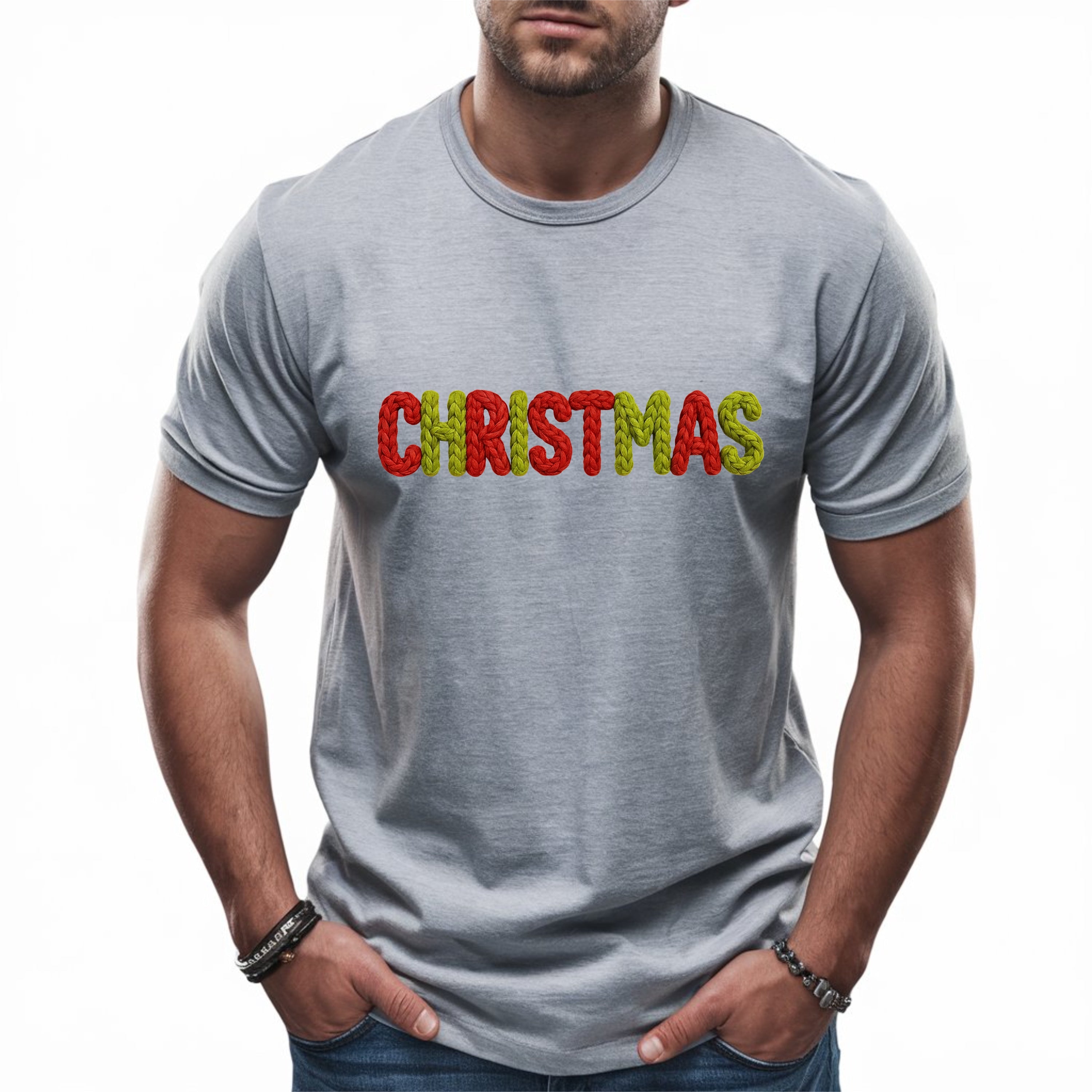 Cozy Knit Christmas T-Shirt