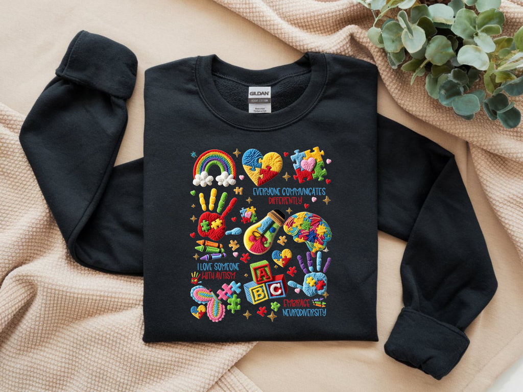 I Love Someone With Autism Sweatshirt - Autism Awareness Apparel
