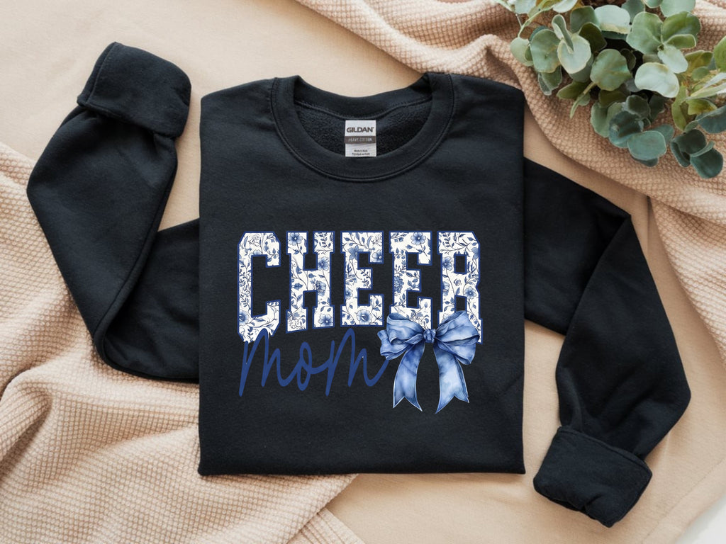 Cheer Mom Sweatshirt - Proud Cheerleading Mom Graphic