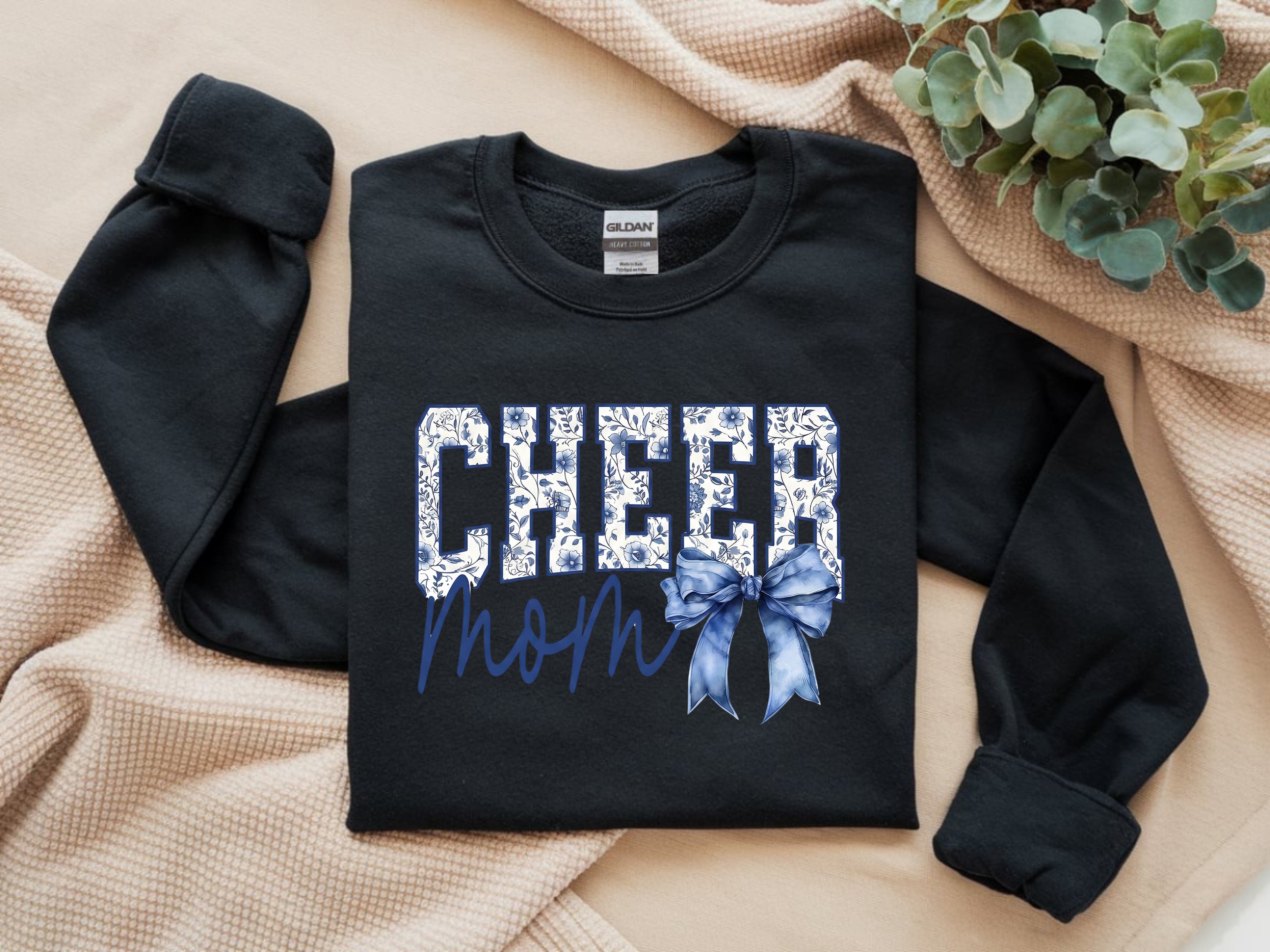 Cheer Mom Sweatshirt - Proud Cheerleading Mom Graphic