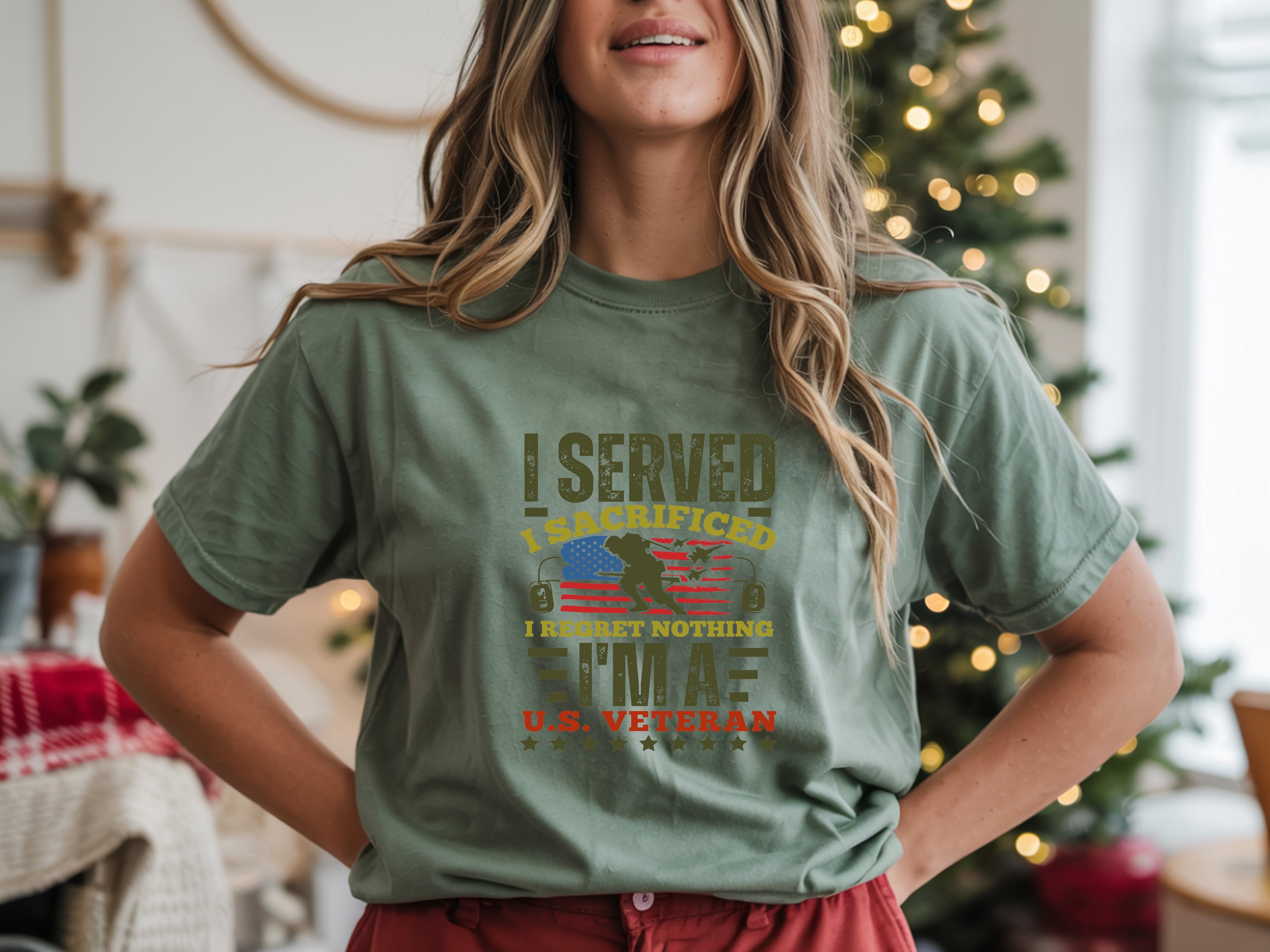 I Served, I Sacrificed, I Am a U.S. Veteran T-Shirt – Proud Veteran Tee