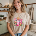 Pink Gingerbread Christmas Coffee T-Shirt
