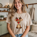 Festive Girl Reindeer T-Shirt
