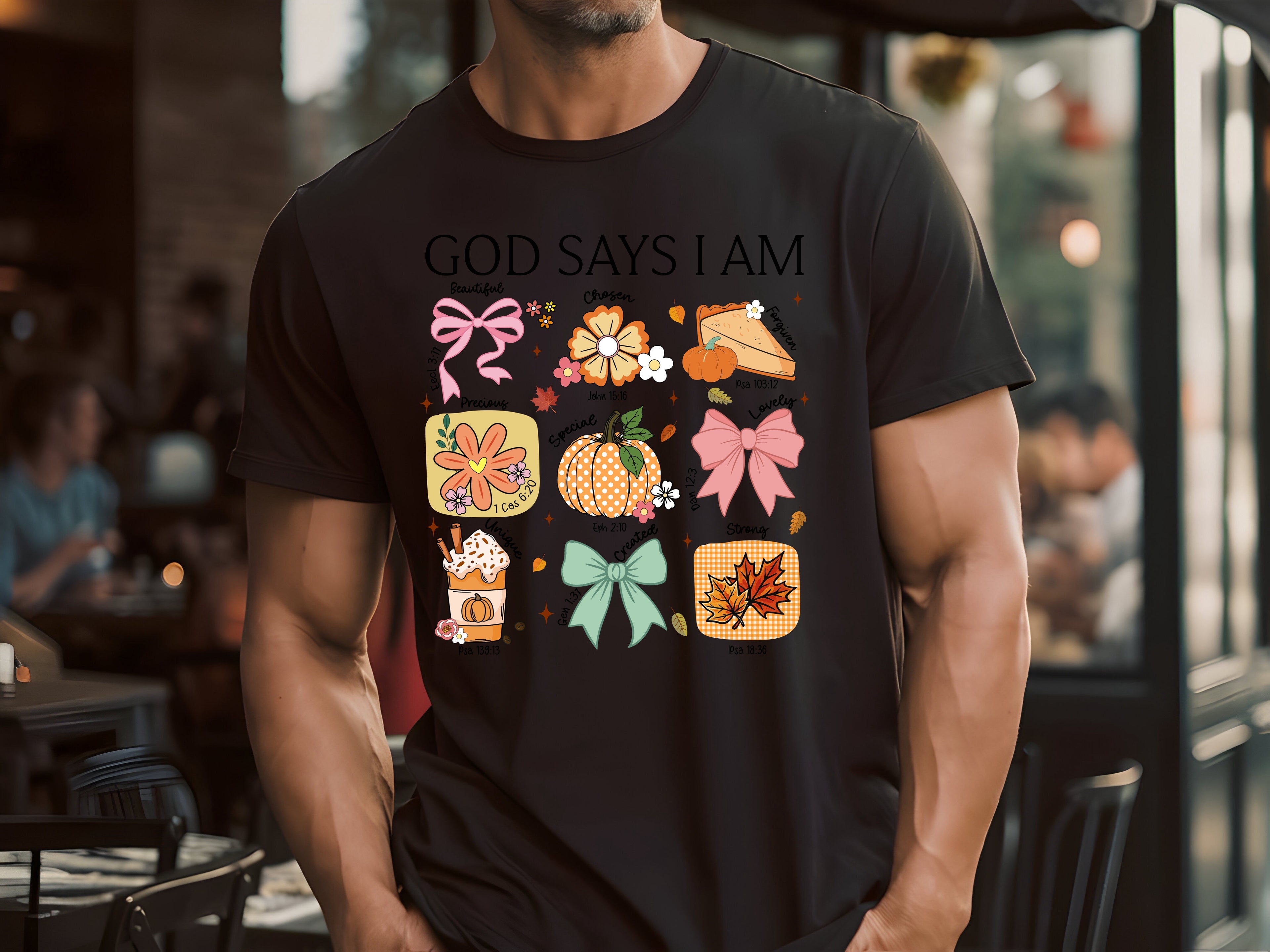 "God Says I Am" Autumn Affirmations T-Shirt