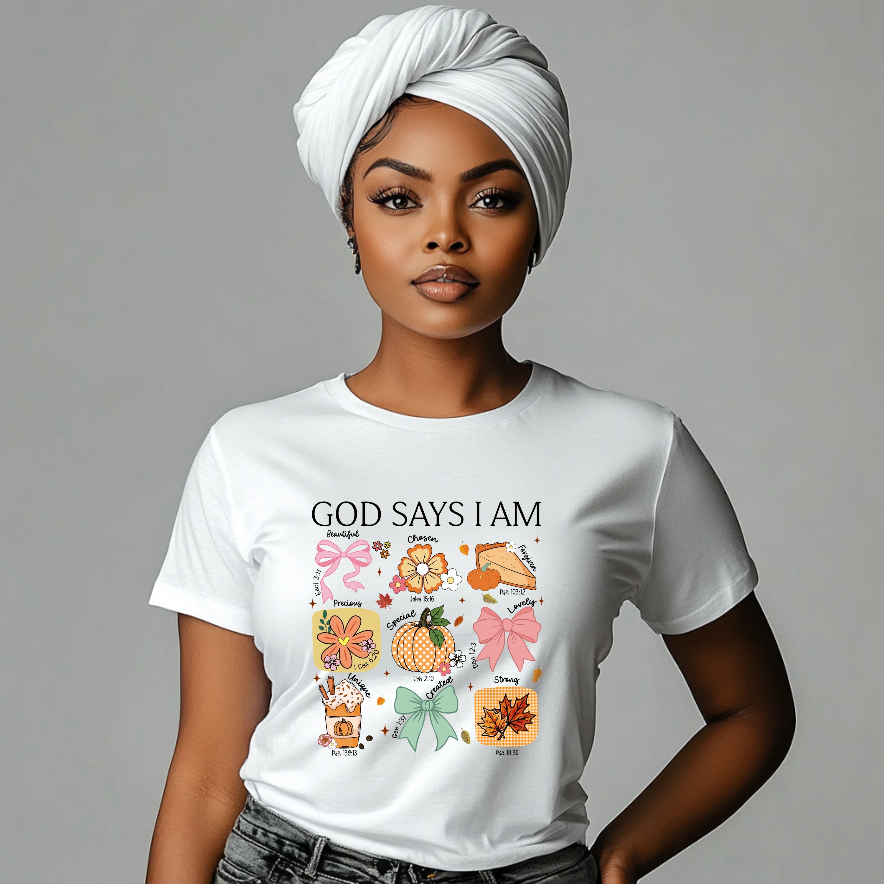 "God Says I Am" Autumn Affirmations T-Shirt