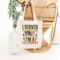 I Served U.S. Veteran Eco-Friendly Canvas Tote