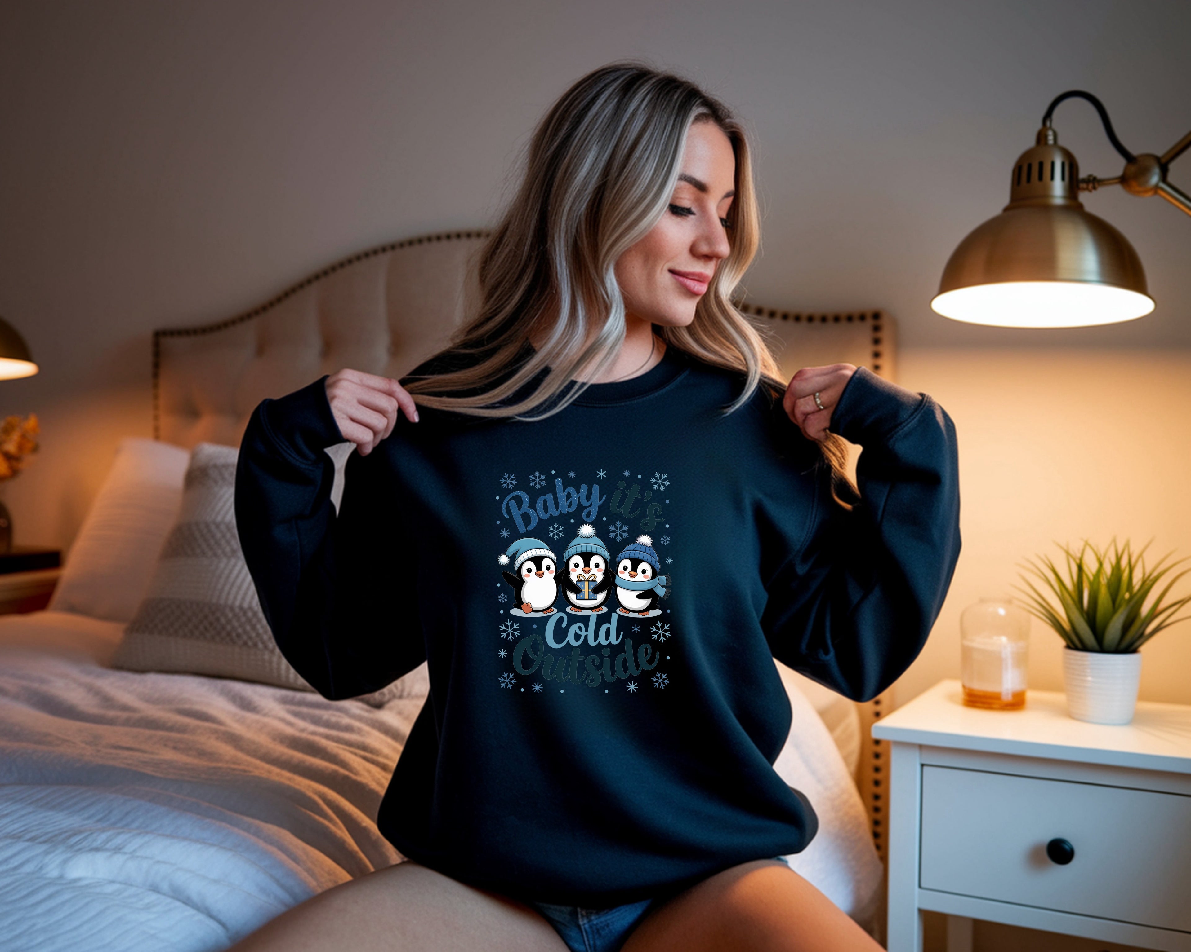 Baby It's Cold Outside Penguin Sweatshirt
