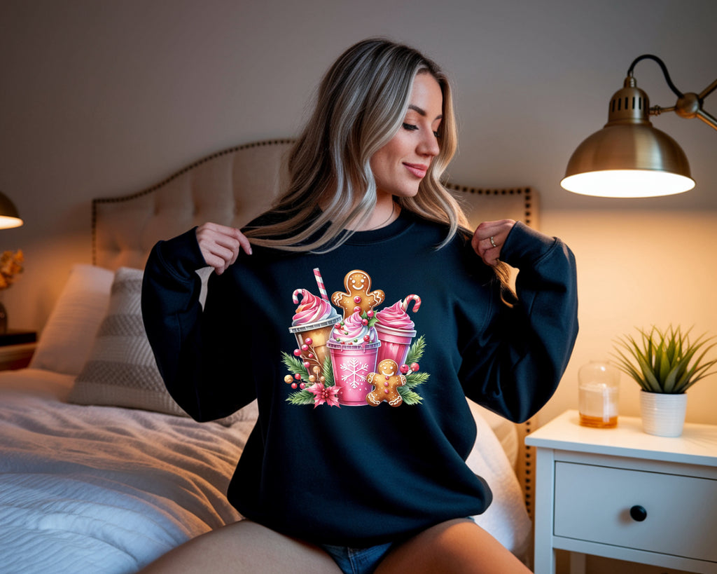 Gingerbread Christmas Coffee Sweatshirt