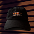 Black cap with 'I DO CRAFTS' text and beer glass graphics on a wooden background