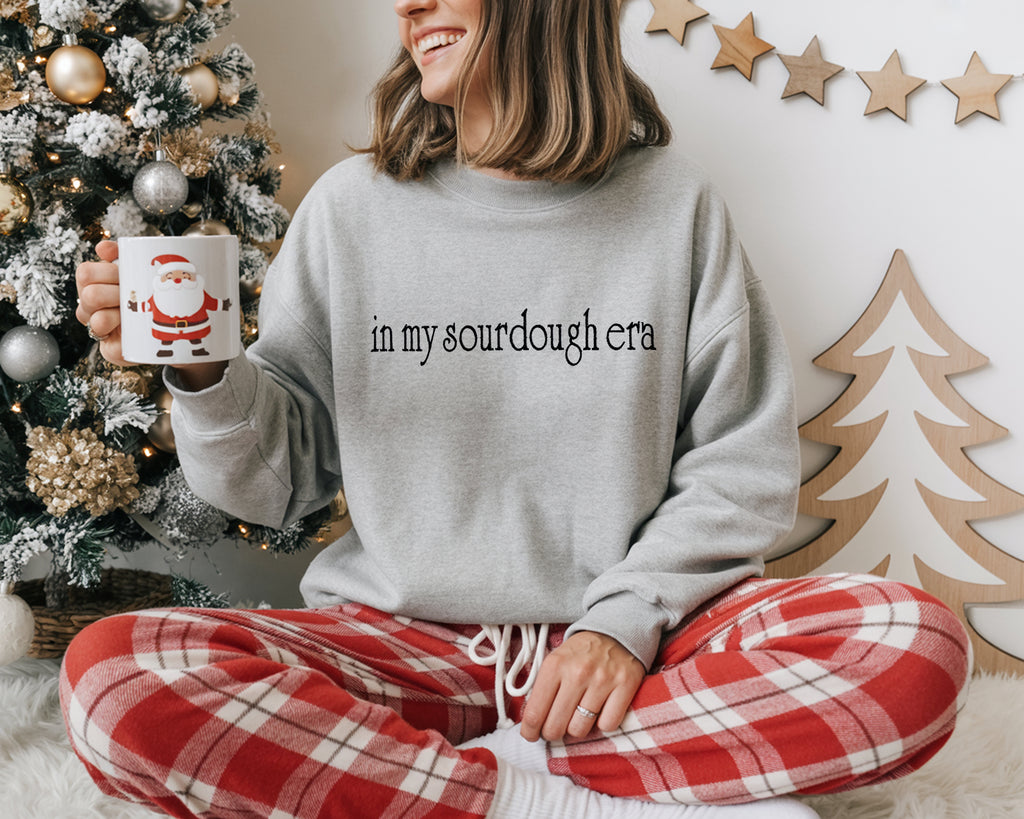 In My Sourdough Era Embroidered Sweatshirt