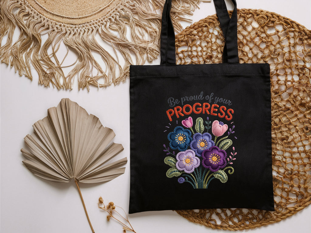Be Proud of your Progress Eco-Friendly Canvas Tote