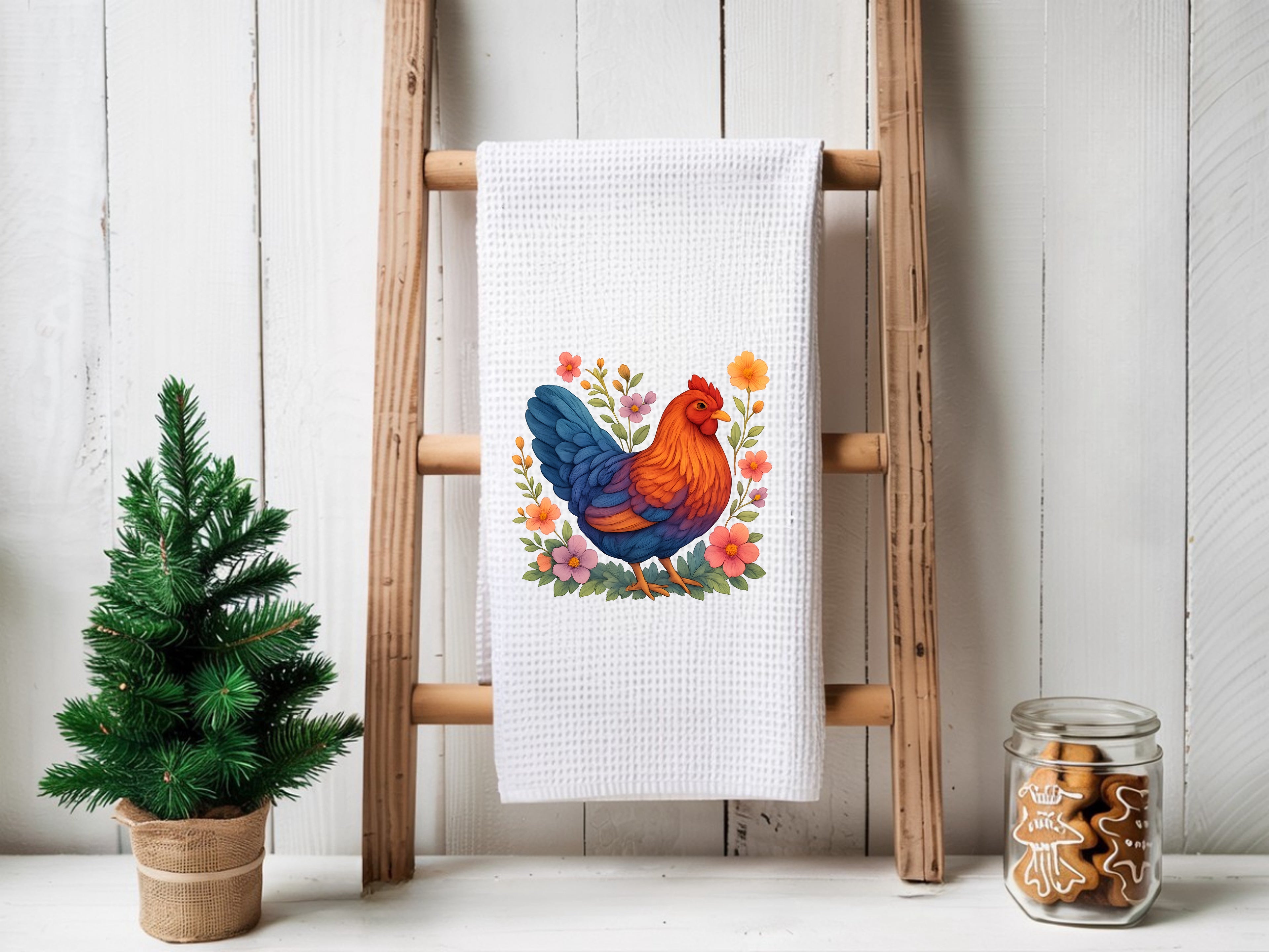Colorful Hen - Kitchen Towel