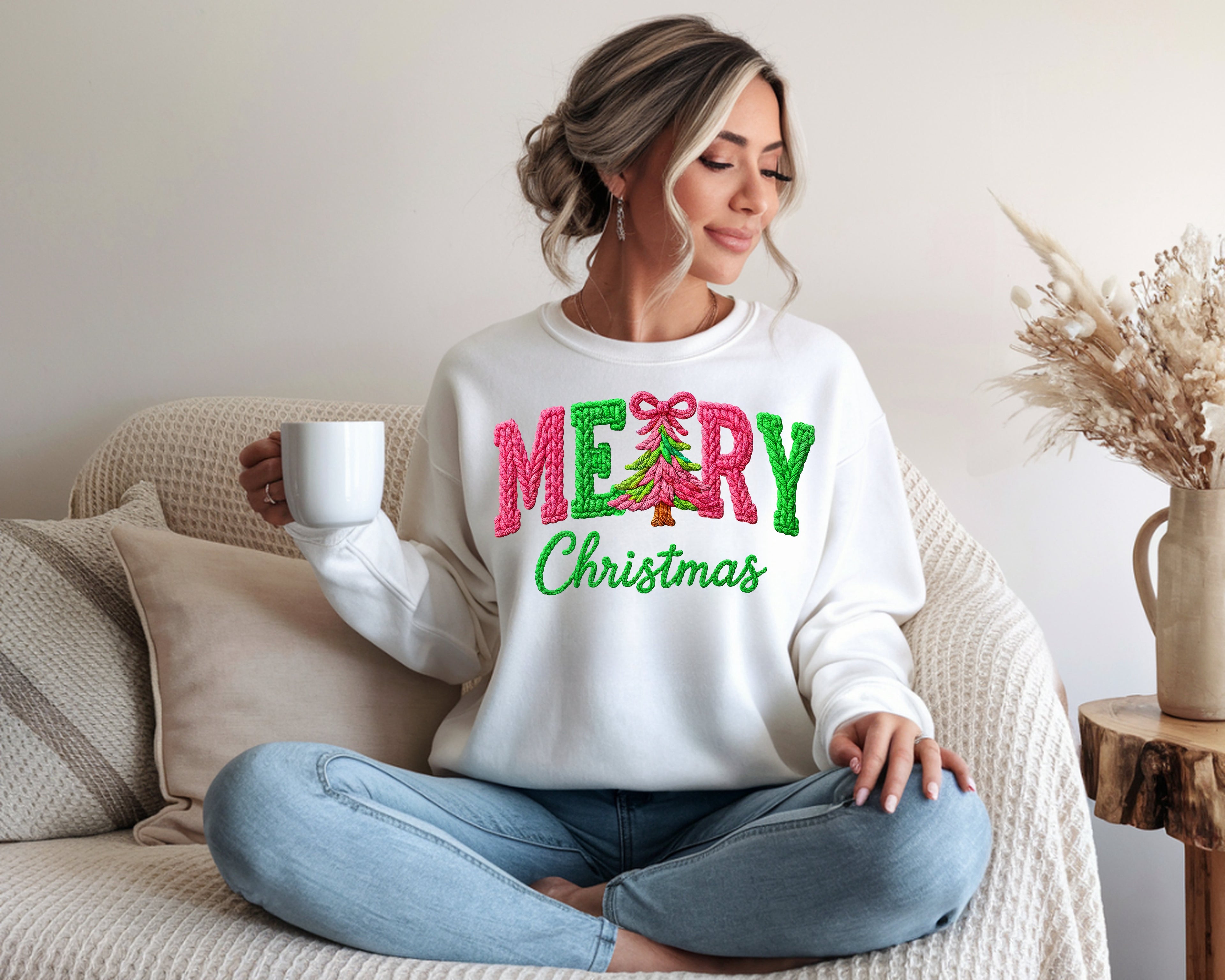 Whimsical Merry Christmas Sweatshirt