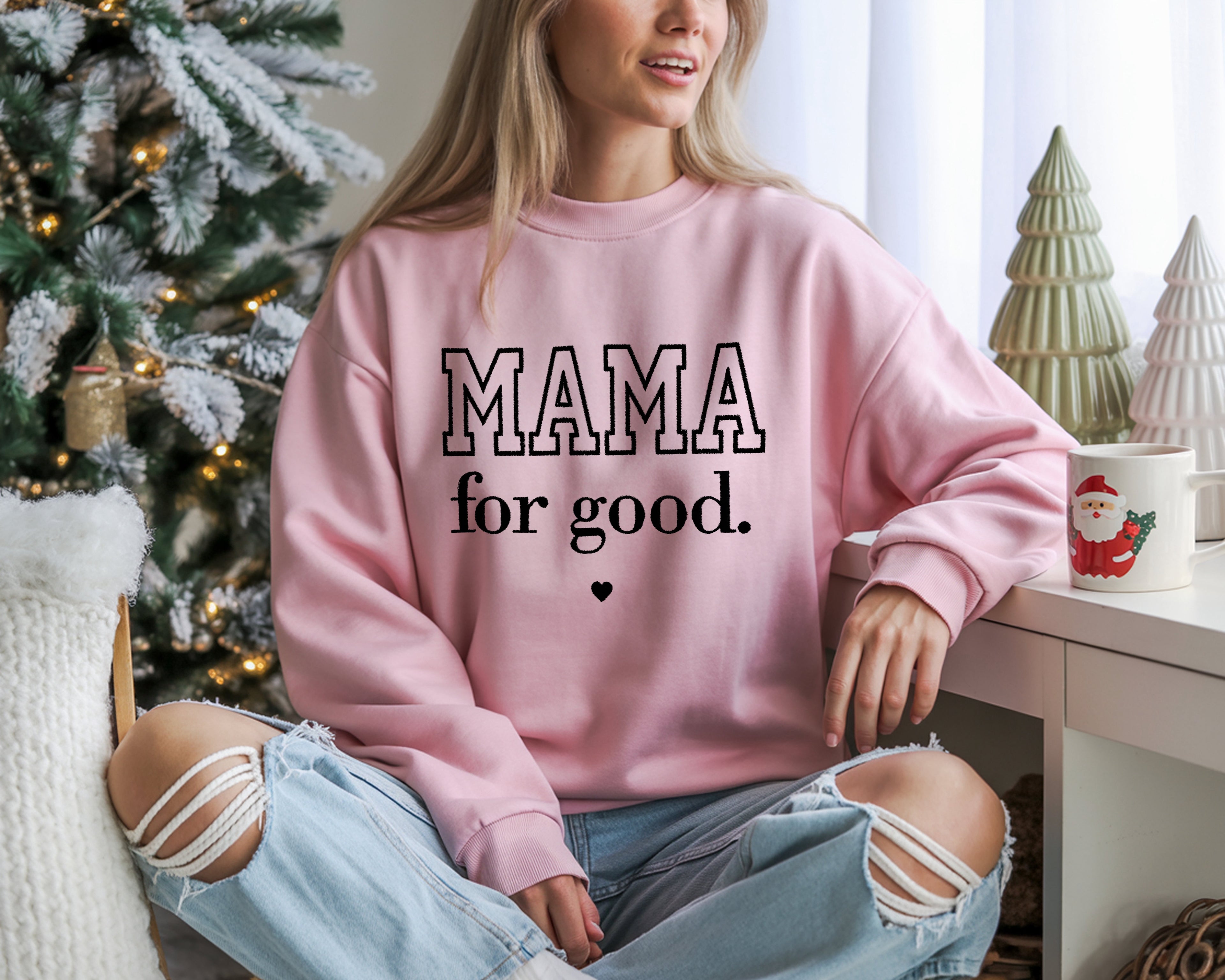 Mama for good. Embroidered Sweatshirt