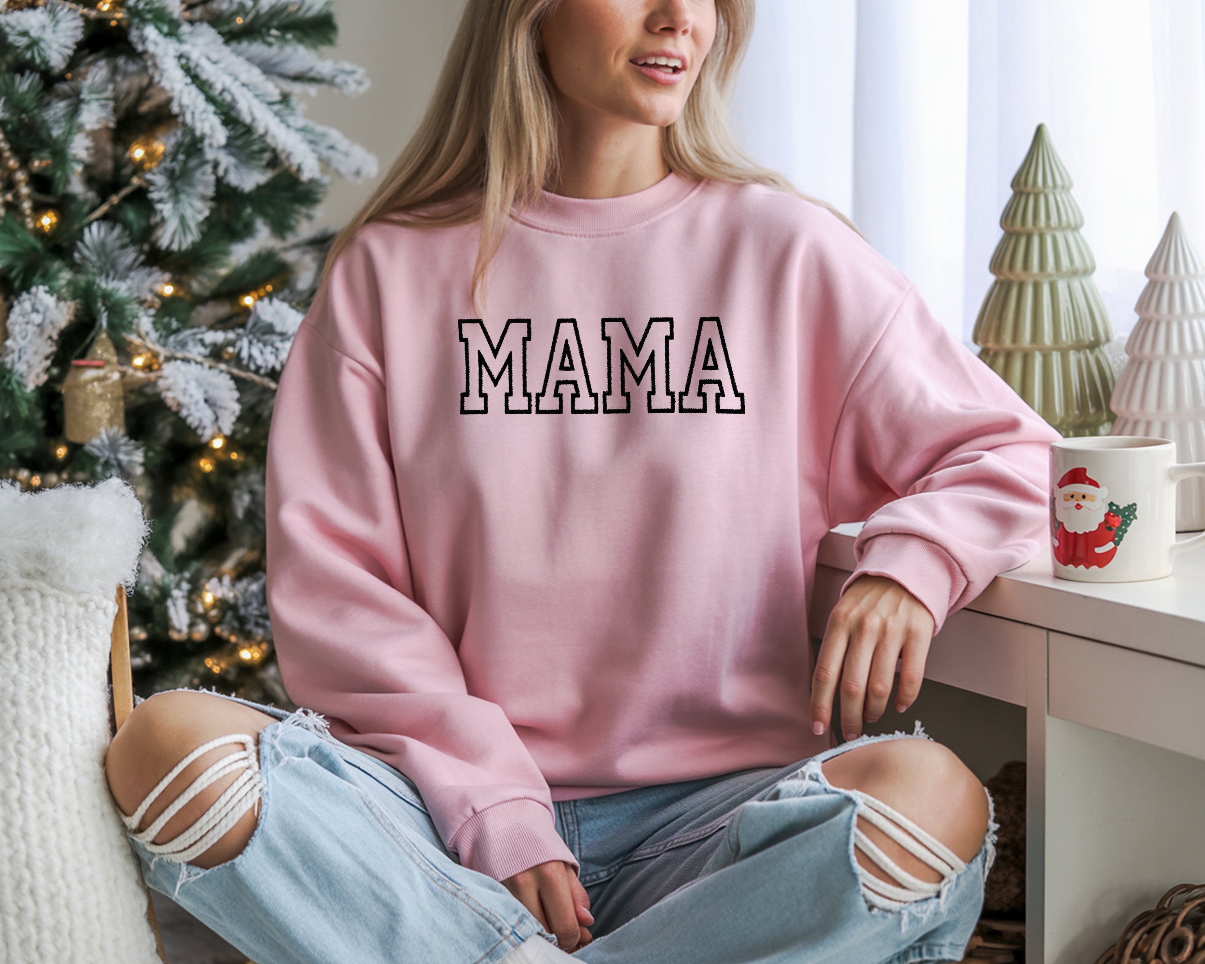 MAMA Embroidered Sweatshirt