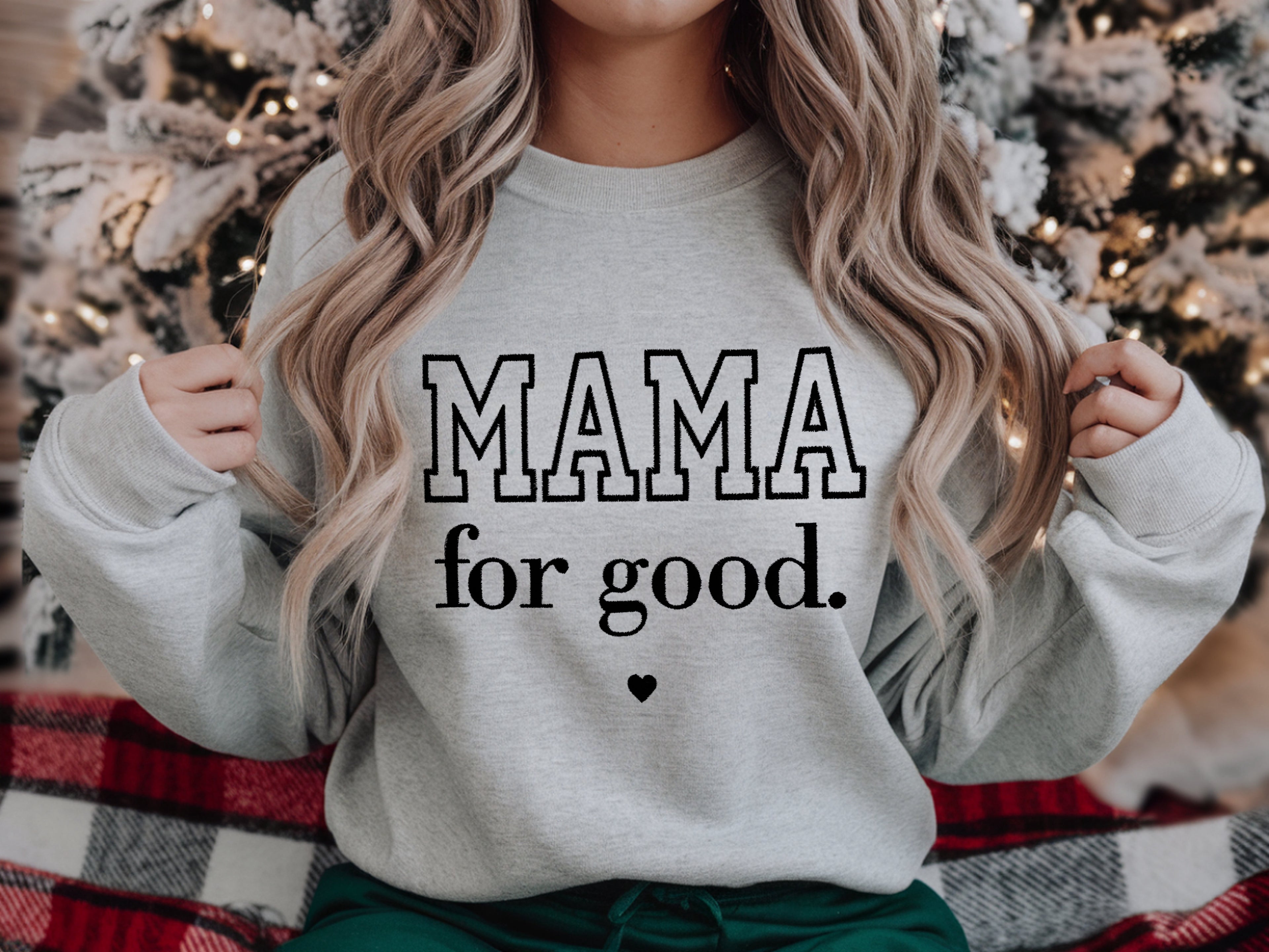 Mama for good. Embroidered Sweatshirt