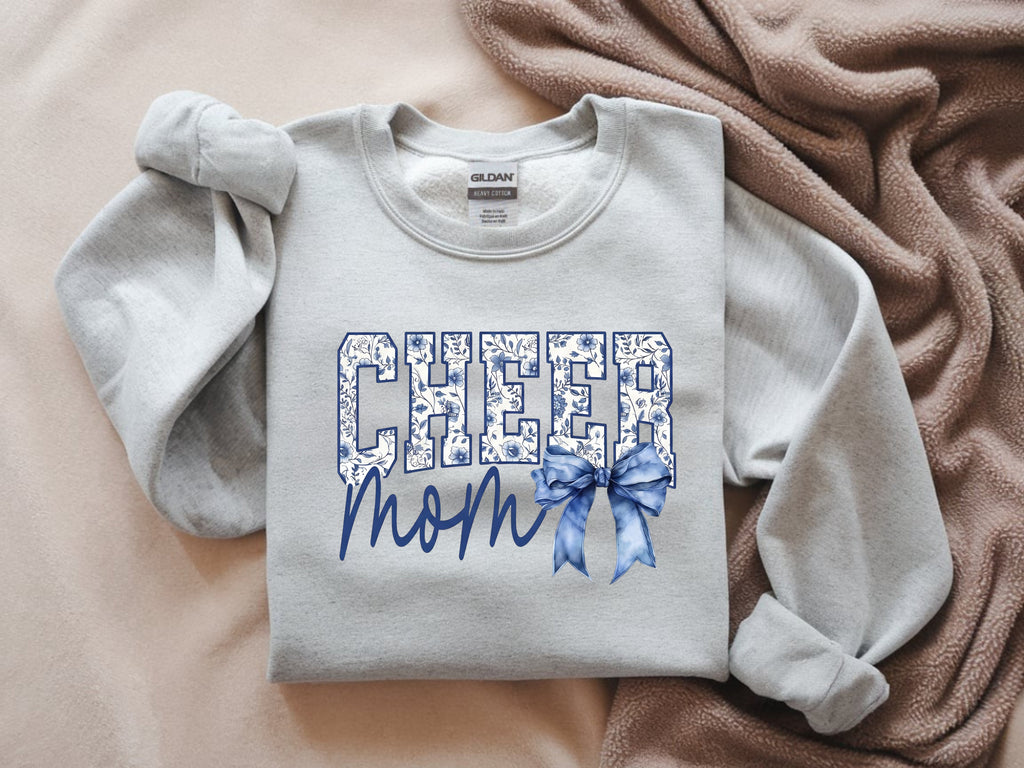 Cheer Mom Sweatshirt - Proud Cheerleading Mom Graphic