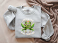Good Buds Stick Together Sweatshirt - Cannabis Friendship Graphic