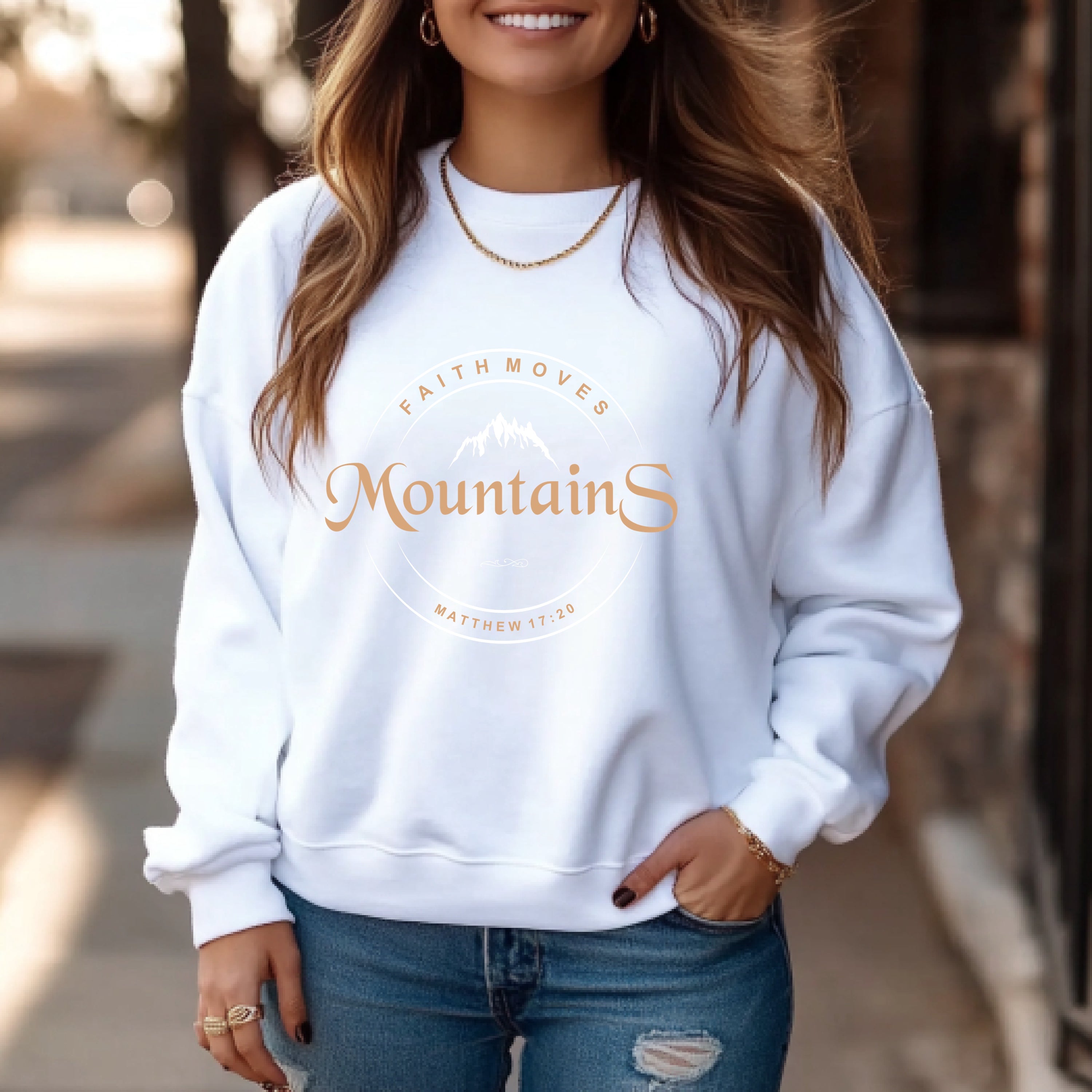 Faith Moves Mountains Sweatshirt