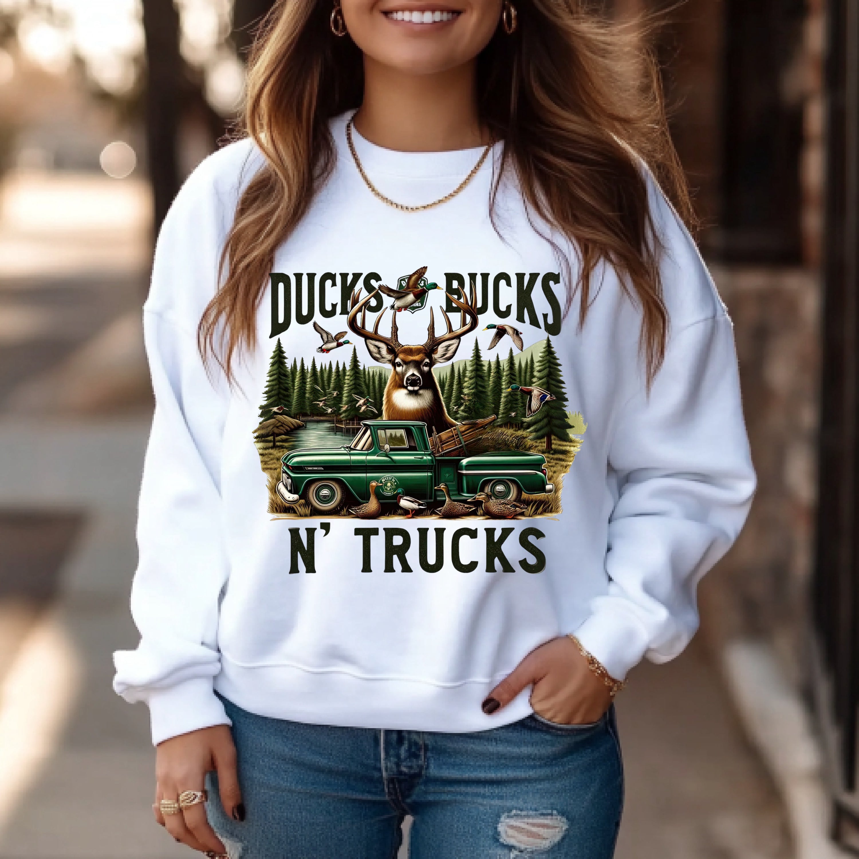 Ducks, Bucks, & Trucks Sweatshirt