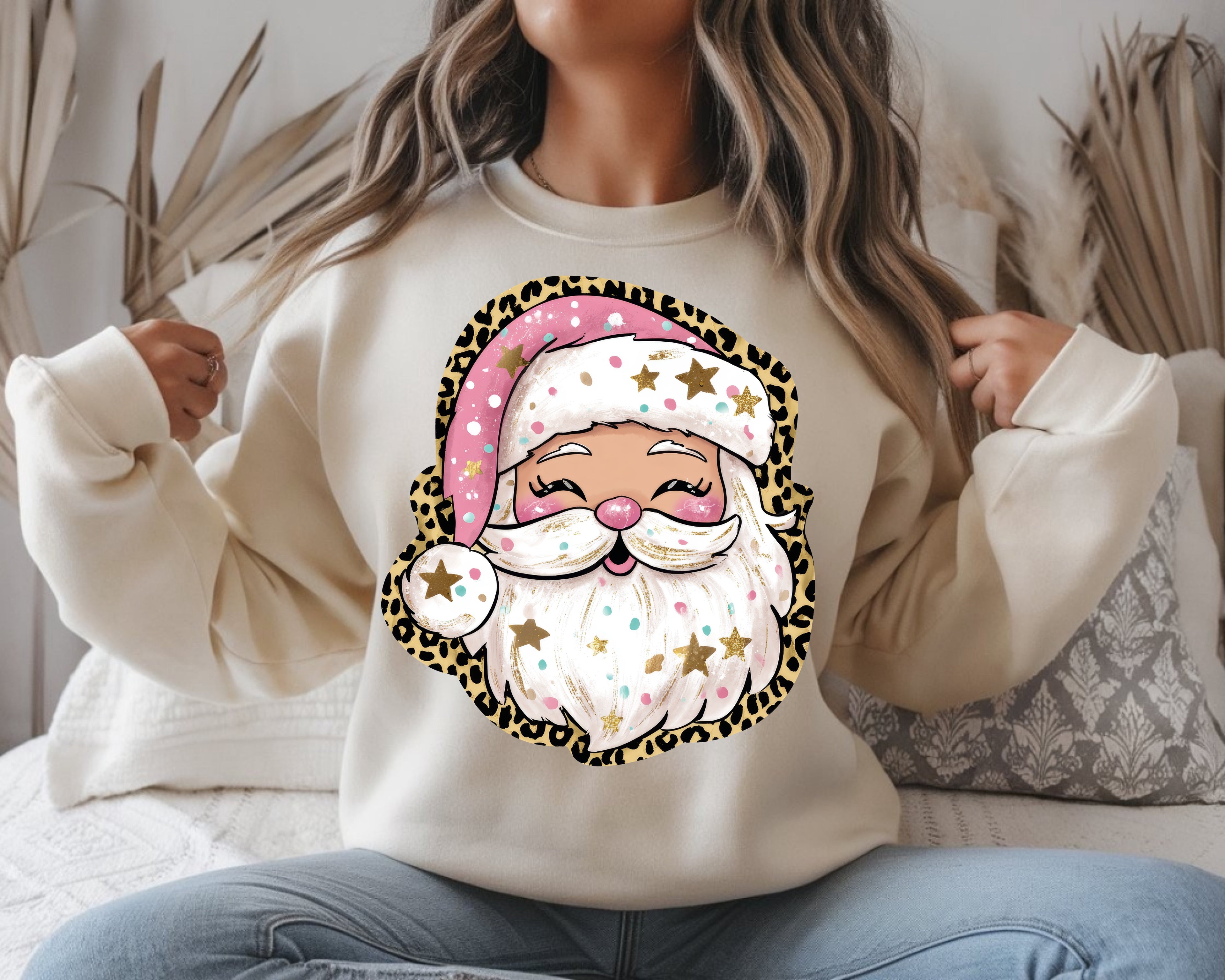 Preppy Santa Sweatshirt