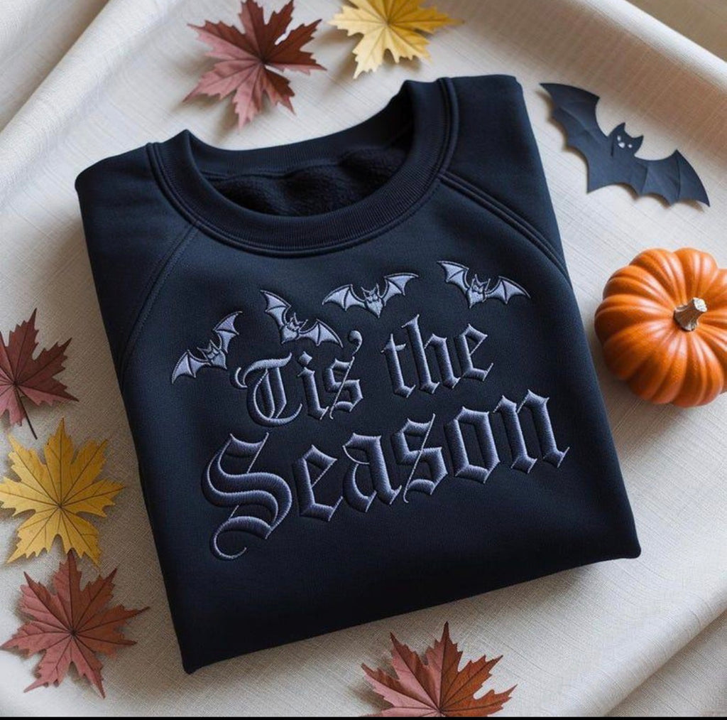 Tis The Season Embroidered Sweatshirt