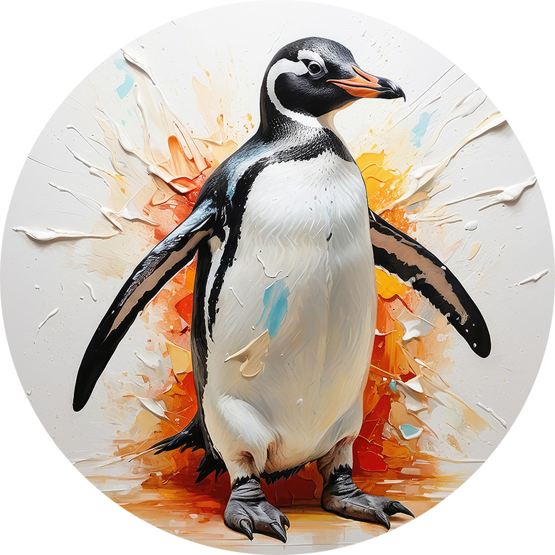 Penguin Car Coaster - Set of 2