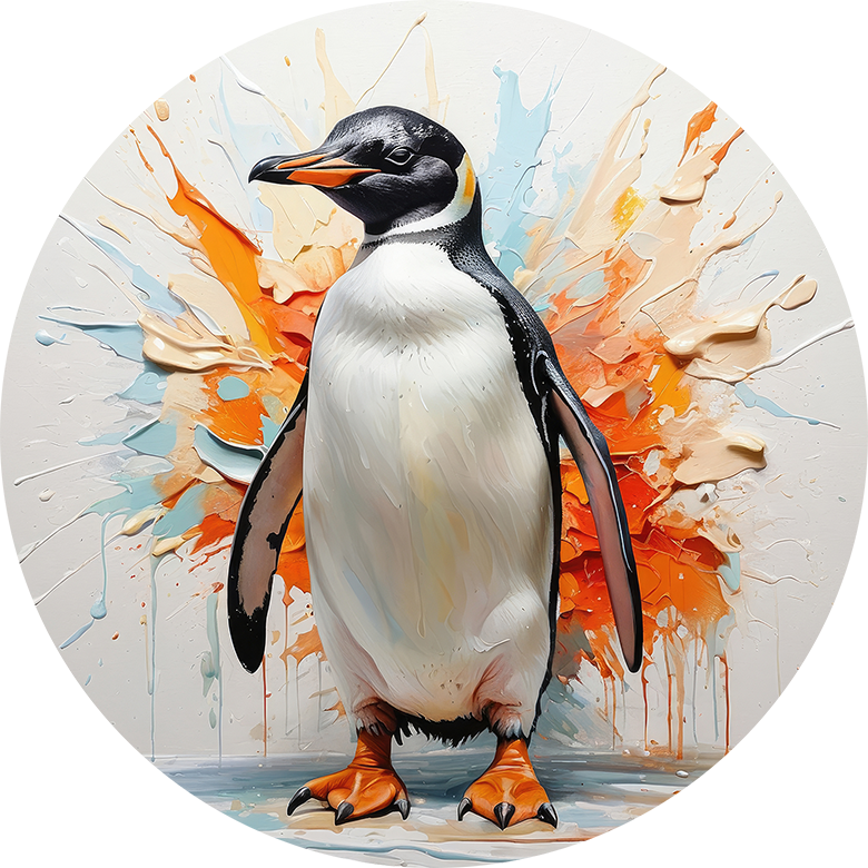 Penguin Car Coaster - Set of 2