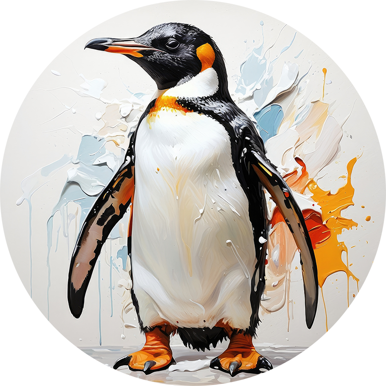 Penguin Car Coaster - Set of 2