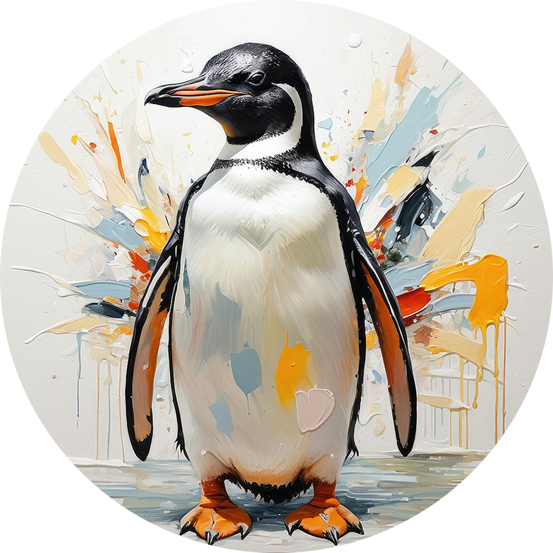 Penguin Car Coaster - Set of 2