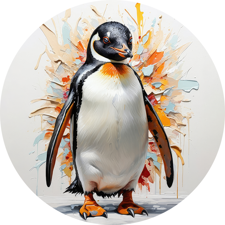 Penguin Car Coaster - Set of 2