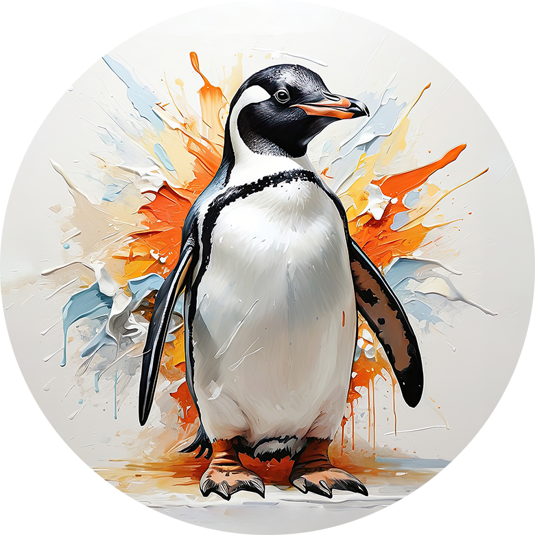 Penguin Car Coaster - Set of 2