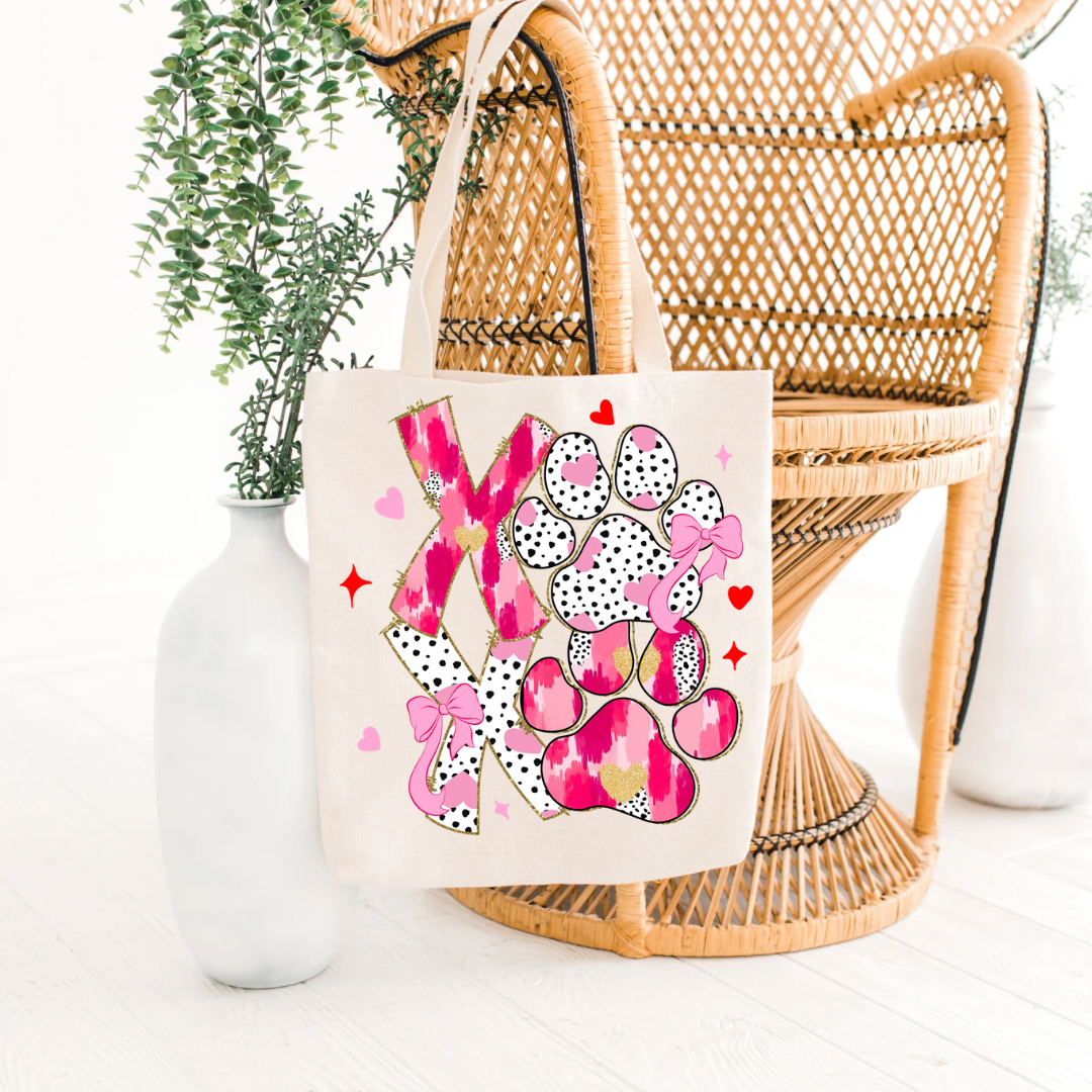 XOXO Paw
 Eco-Friendly Canvas Tote