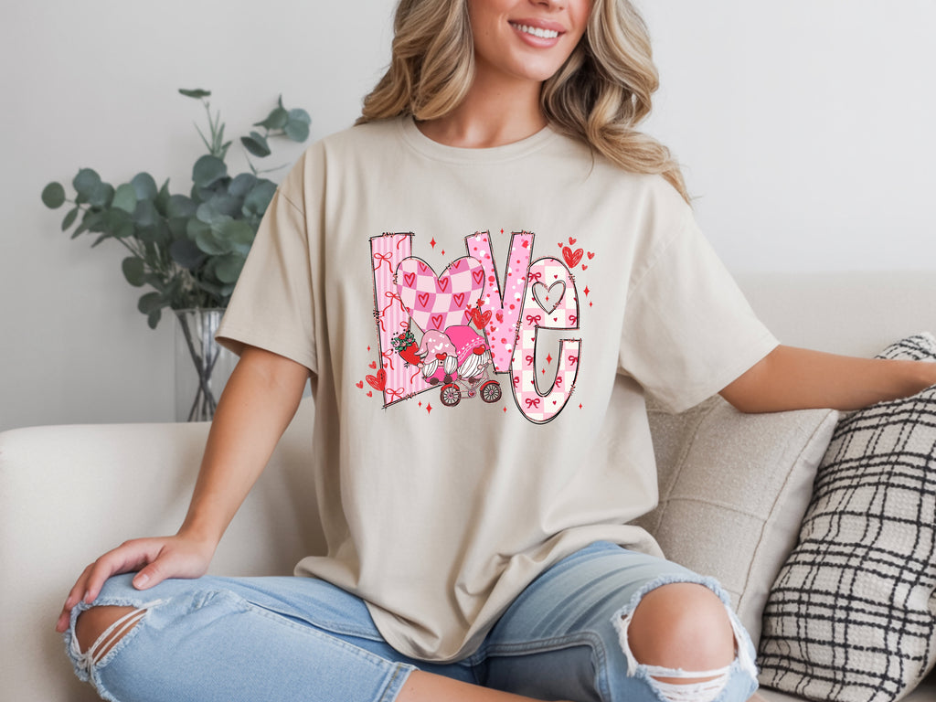 Love (Gnome Bicycle Ride) T-Shirt