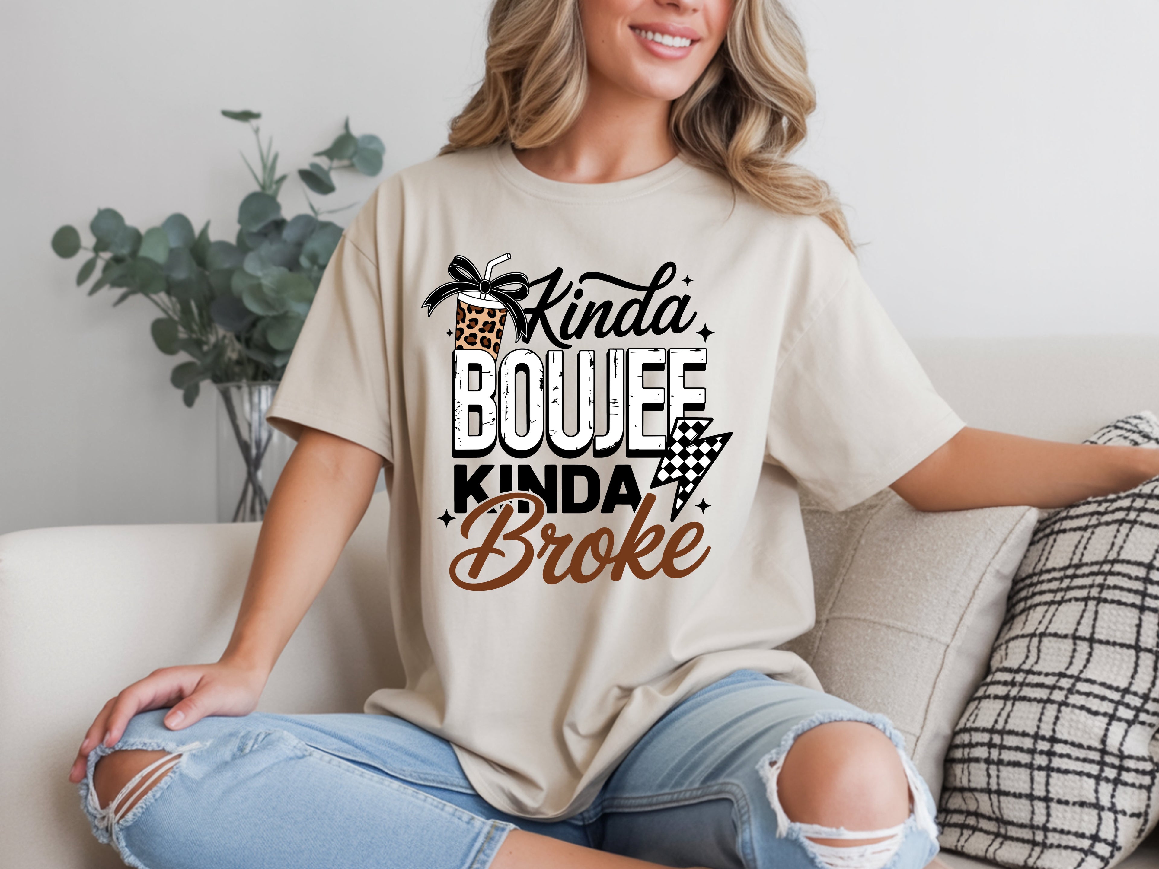 Kinda Boujee Kinda Broke Sweatshirt