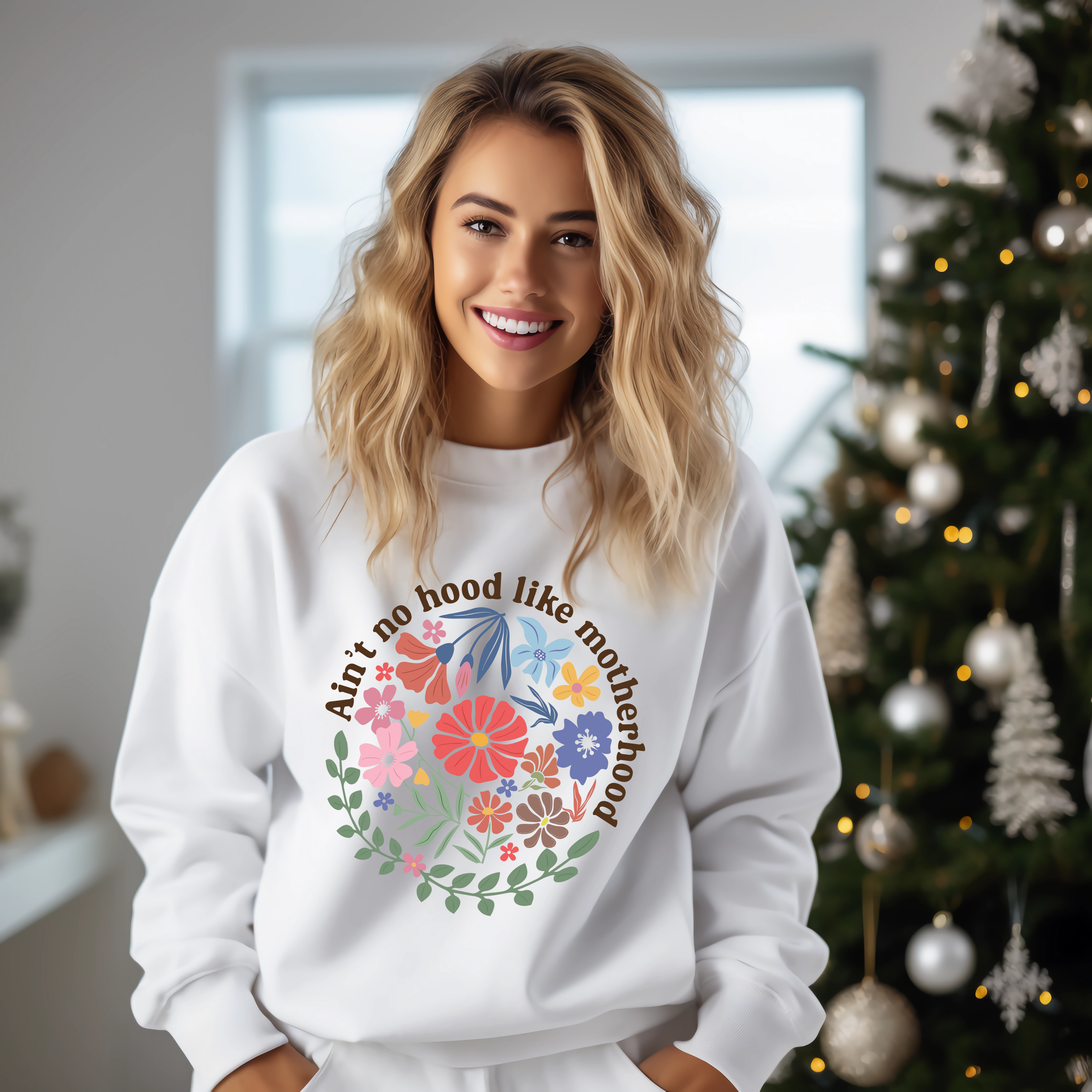 Ain't No Hood Like Motherhood Sweatshirt