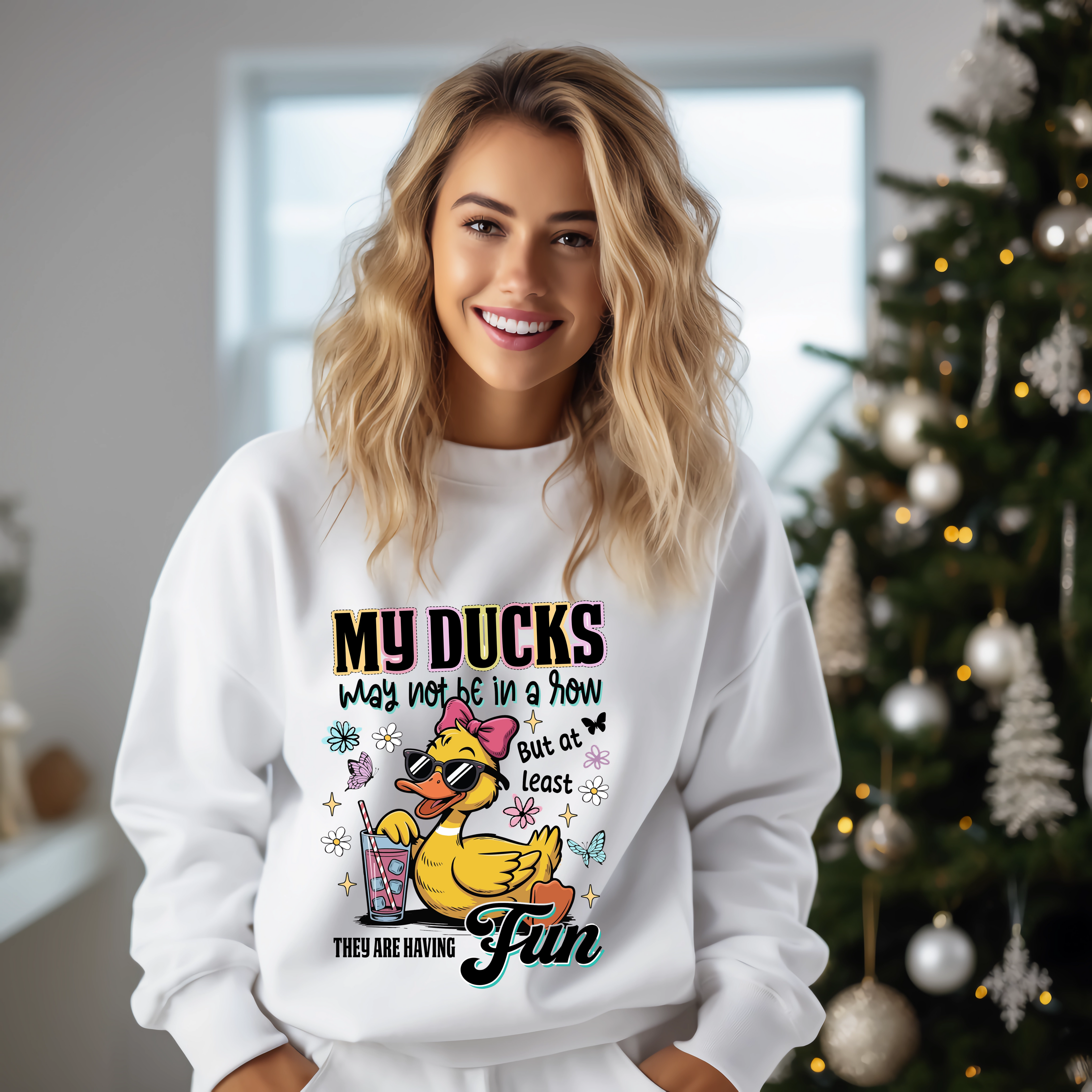 My Ducks May Not Be In A Row Sweatshirt