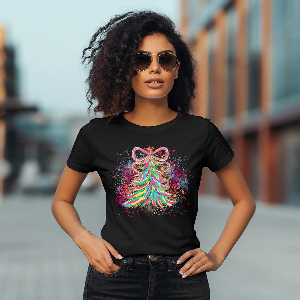 Preppy Colorful Tree  T-Shirt