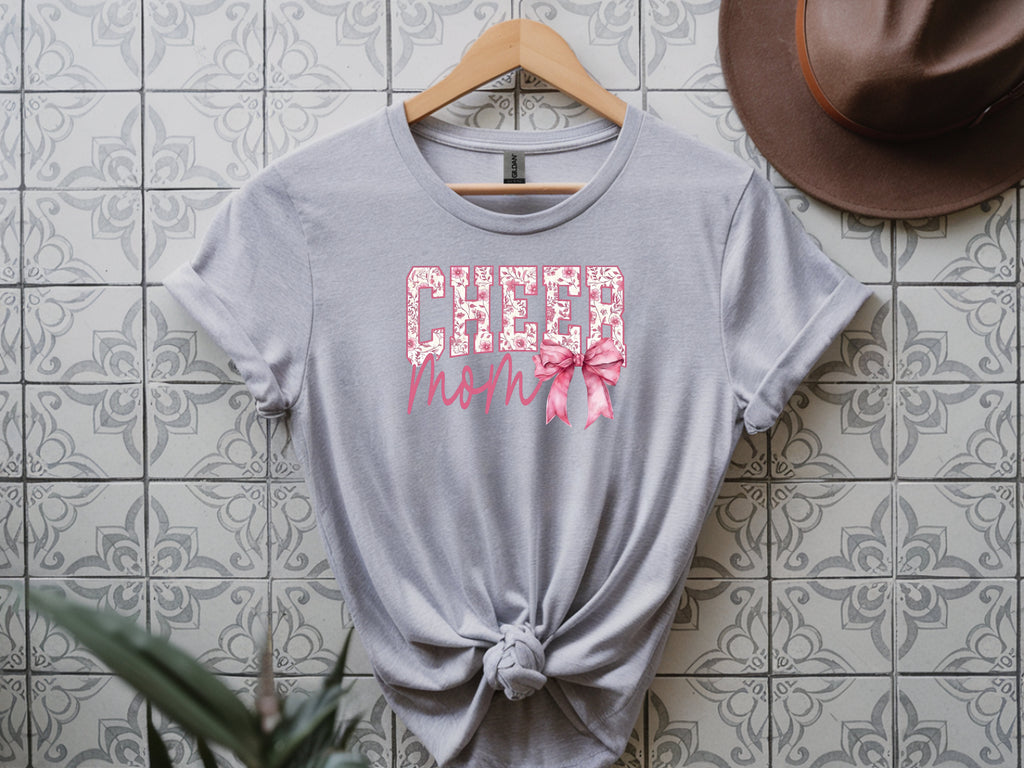 Cheer Mom T-Shirt – Proud Cheerleader Mom Graphic Tee