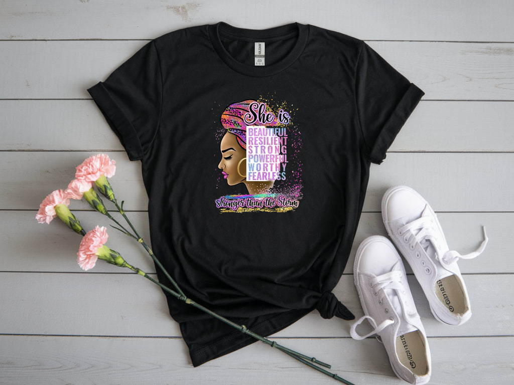 Stronger Than The Storm T-Shirt - Premium Graphic Tee