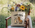 I Don't Give A Rat Donkey Eco-Friendly Canvas Tote