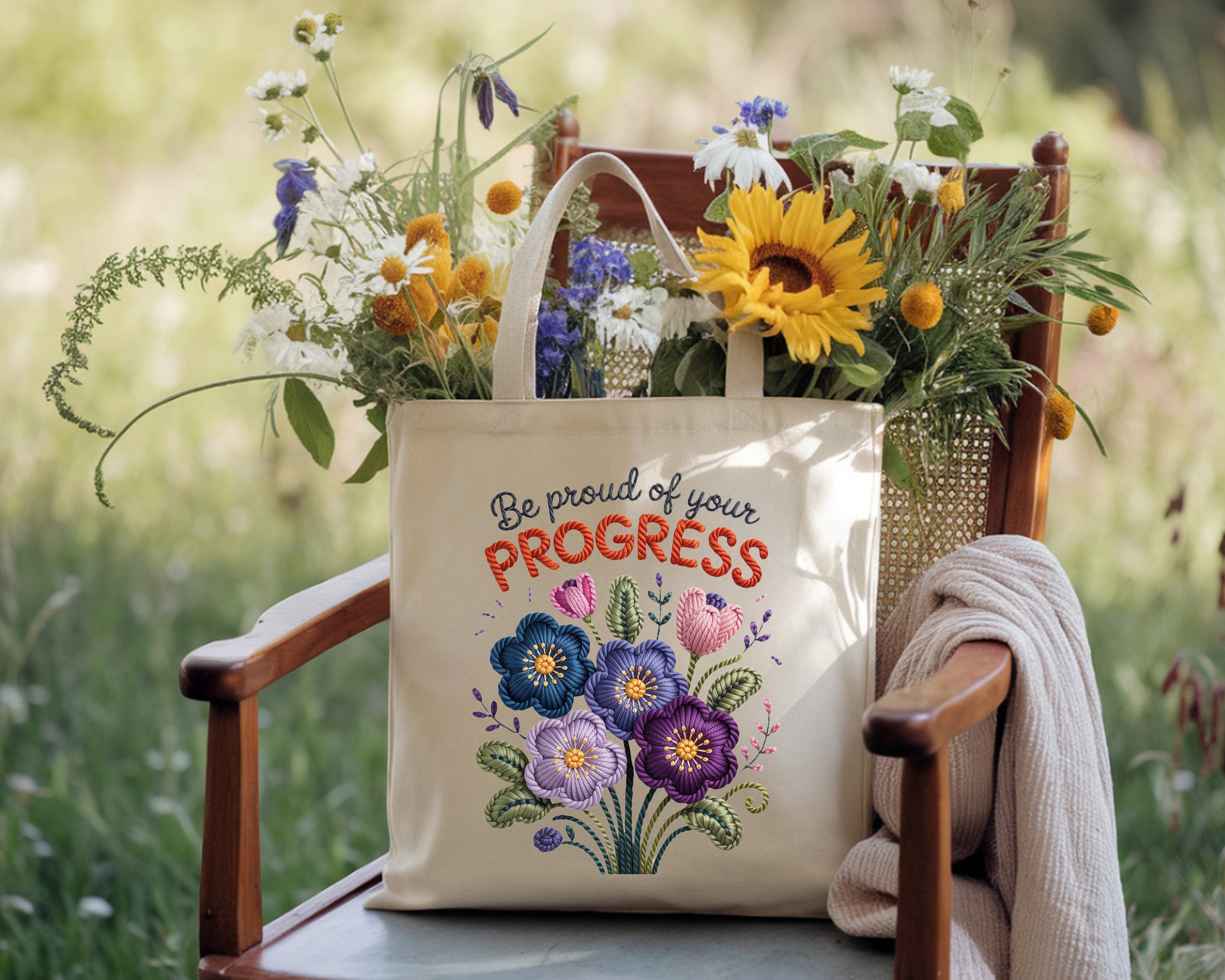 Be Proud of your Progress Eco-Friendly Canvas Tote