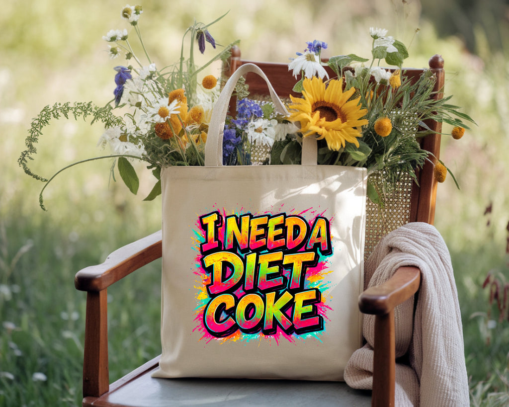 I Need A Diet Coke Eco-Friendly Canvas Tote