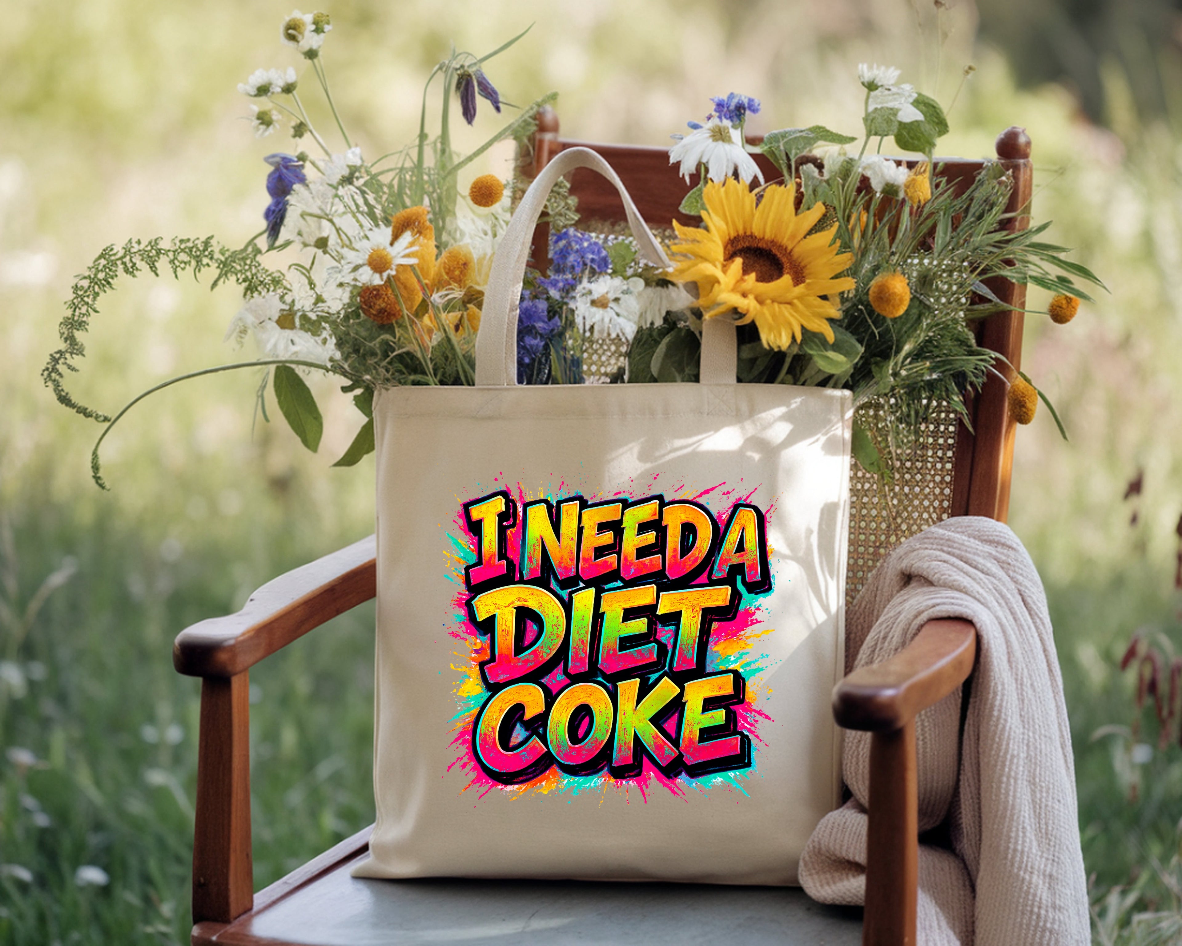 I Need A Diet Coke Eco-Friendly Canvas Tote