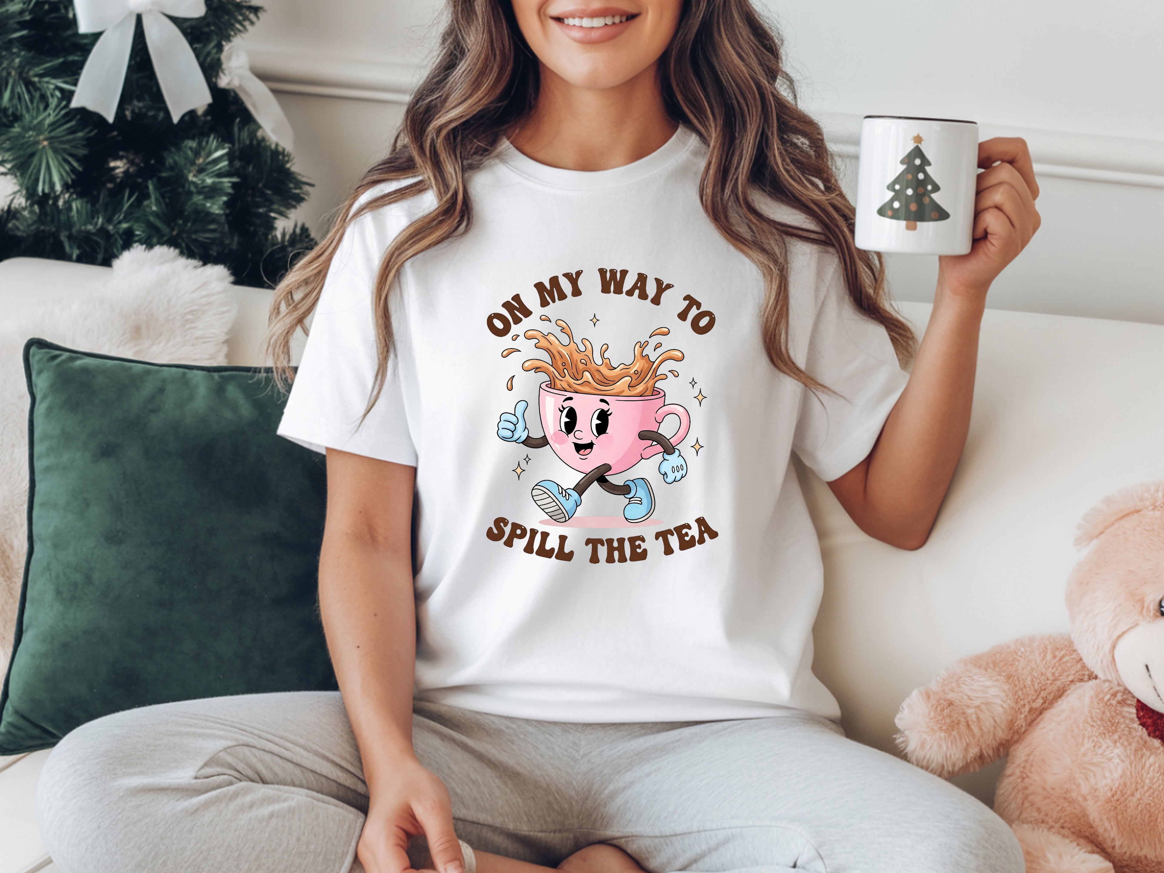 On My Way to Spill The Tea T-Shirt