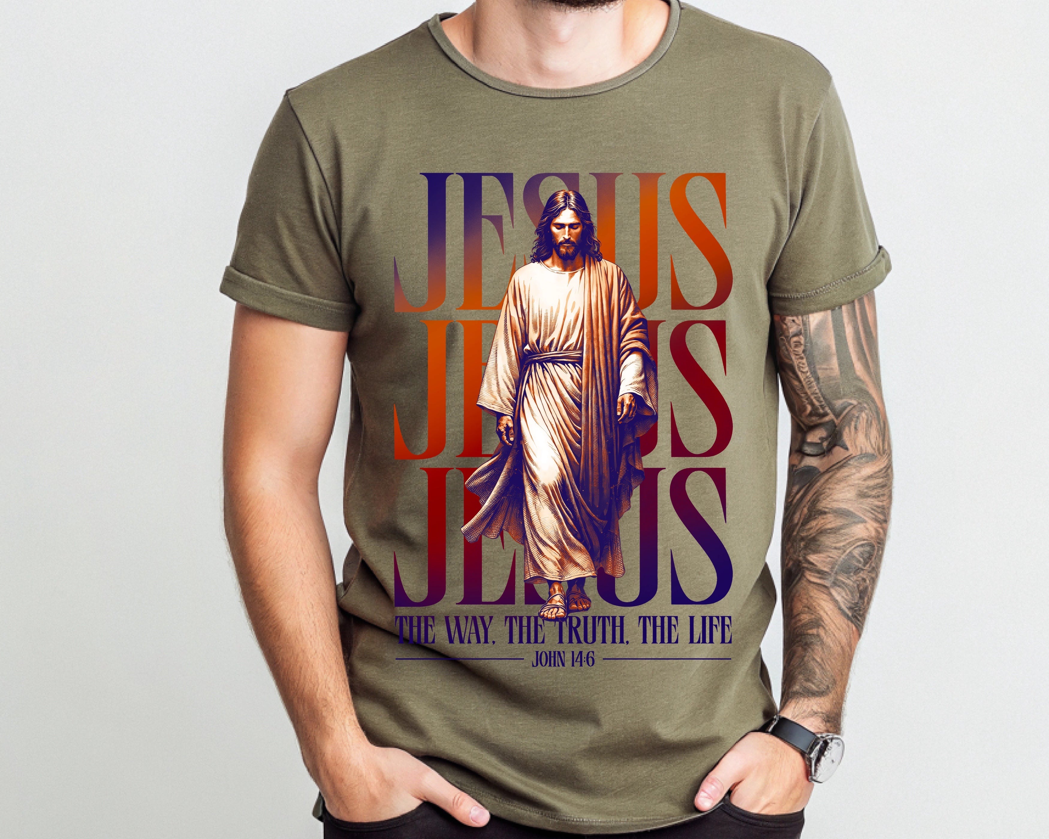 Jesus: The Way, The Truth, The Life T-Shirt