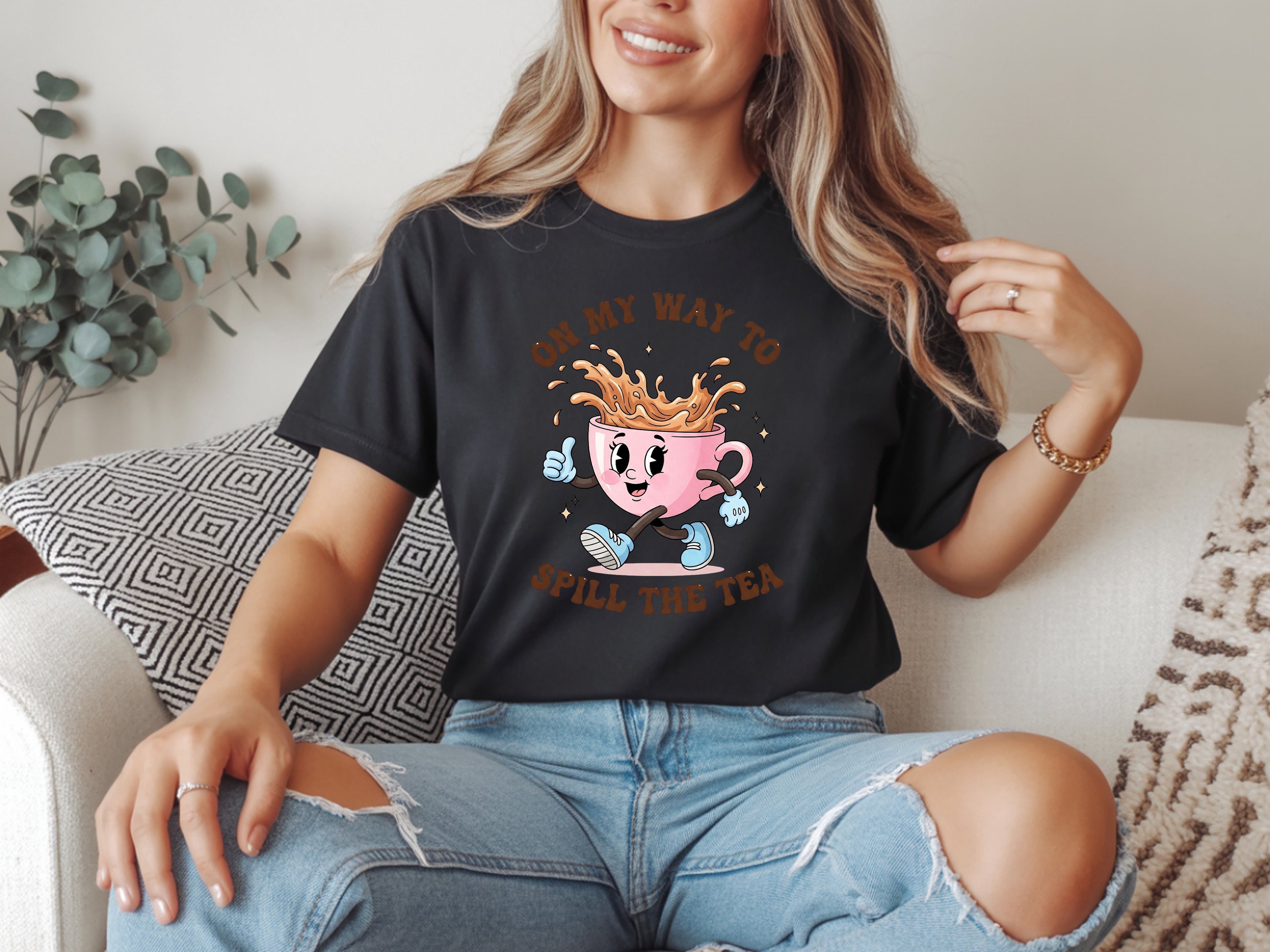 On My Way to Spill The Tea T-Shirt